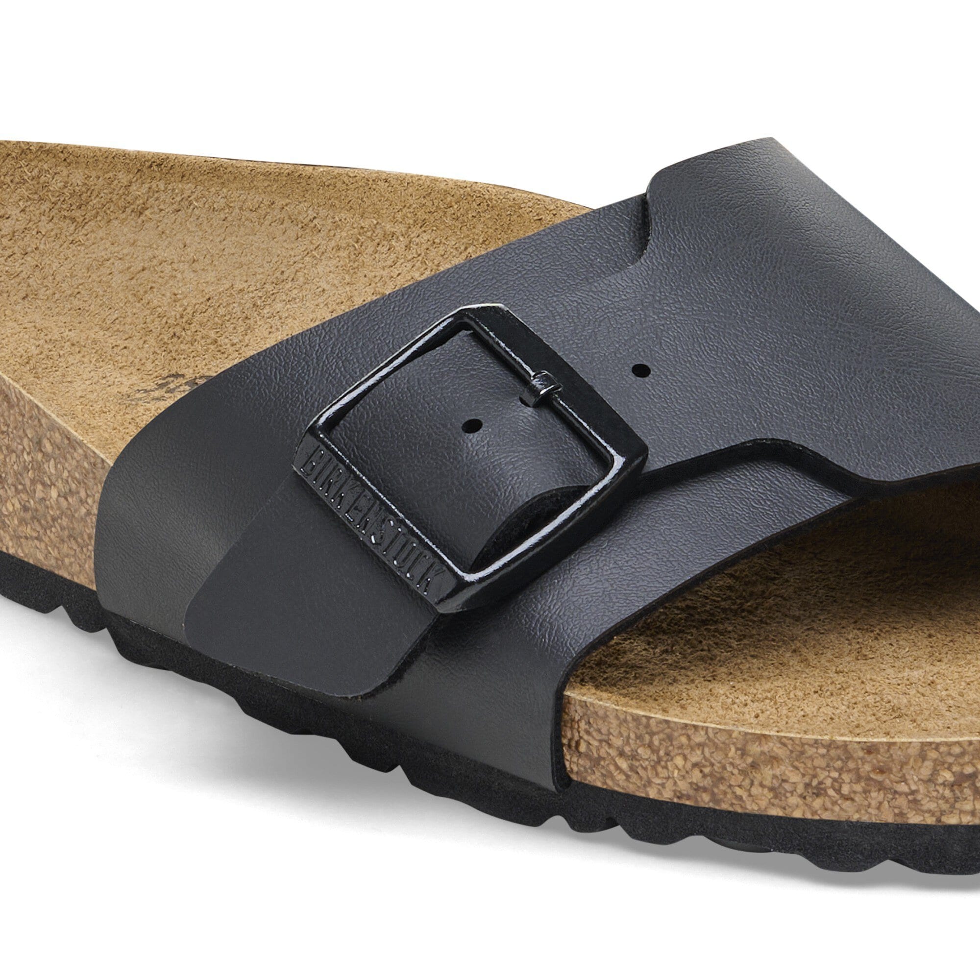 Женские сандалии Birkenstock Catalina Birko-Flor Nubuck, цвет: Чёрный — фото 8