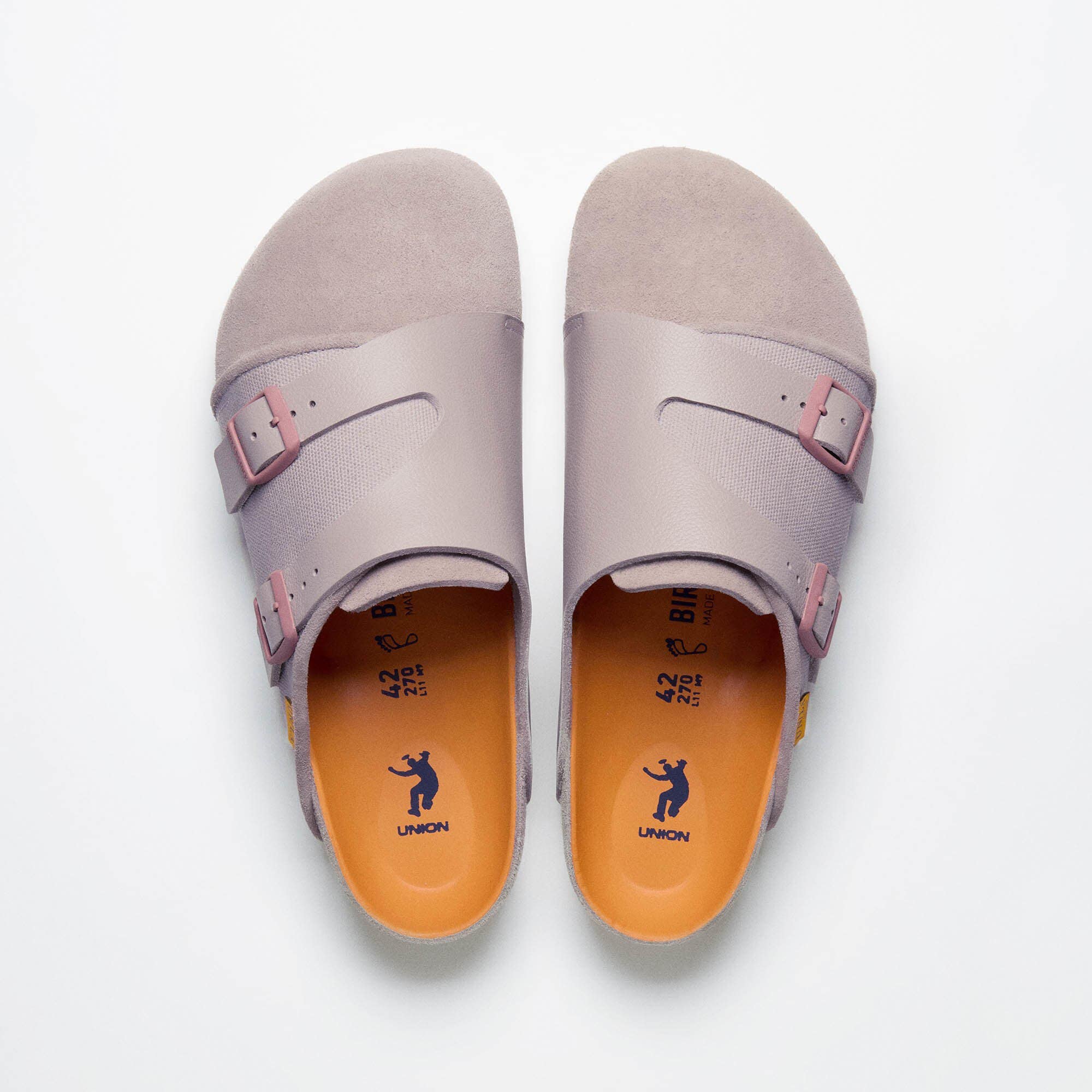 UNION Bimshire BIRKENSTOCK ユニオンビムシャー 新品 UNION Bimshire Natural Leather-Suede-Textile in Color Shadow Grey