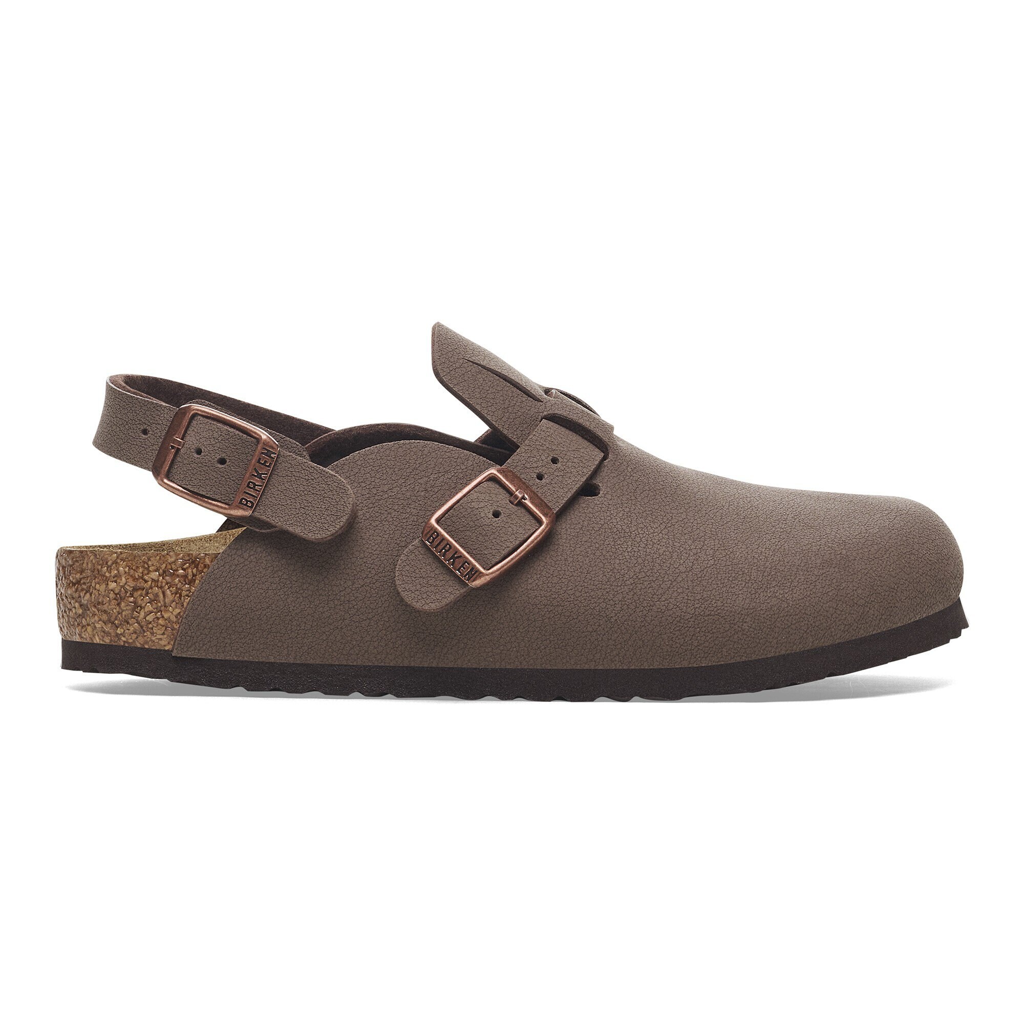 Детские сабо Birkenstock Kay Kids Birko-Flor Nubuck, цвет: Мокко — фото 7