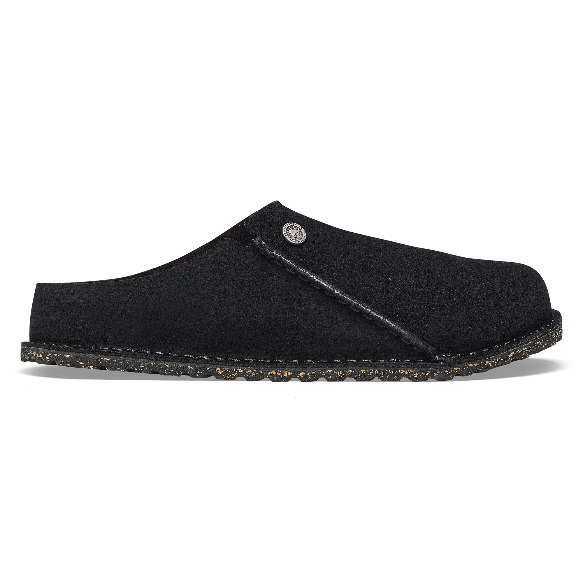 Тапочки Birkenstock Zermatt Premium Suede Leather, цвет: Чёрный — фото 3