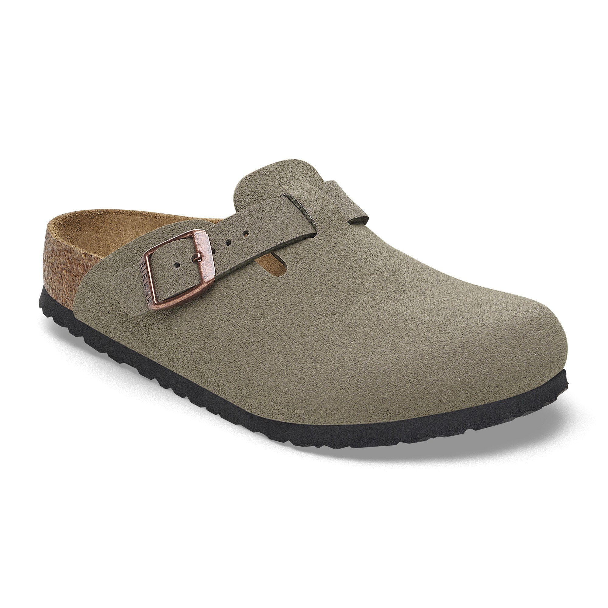 Boston Kids Birkibuc in Color Stone | BIRKENSTOCK US