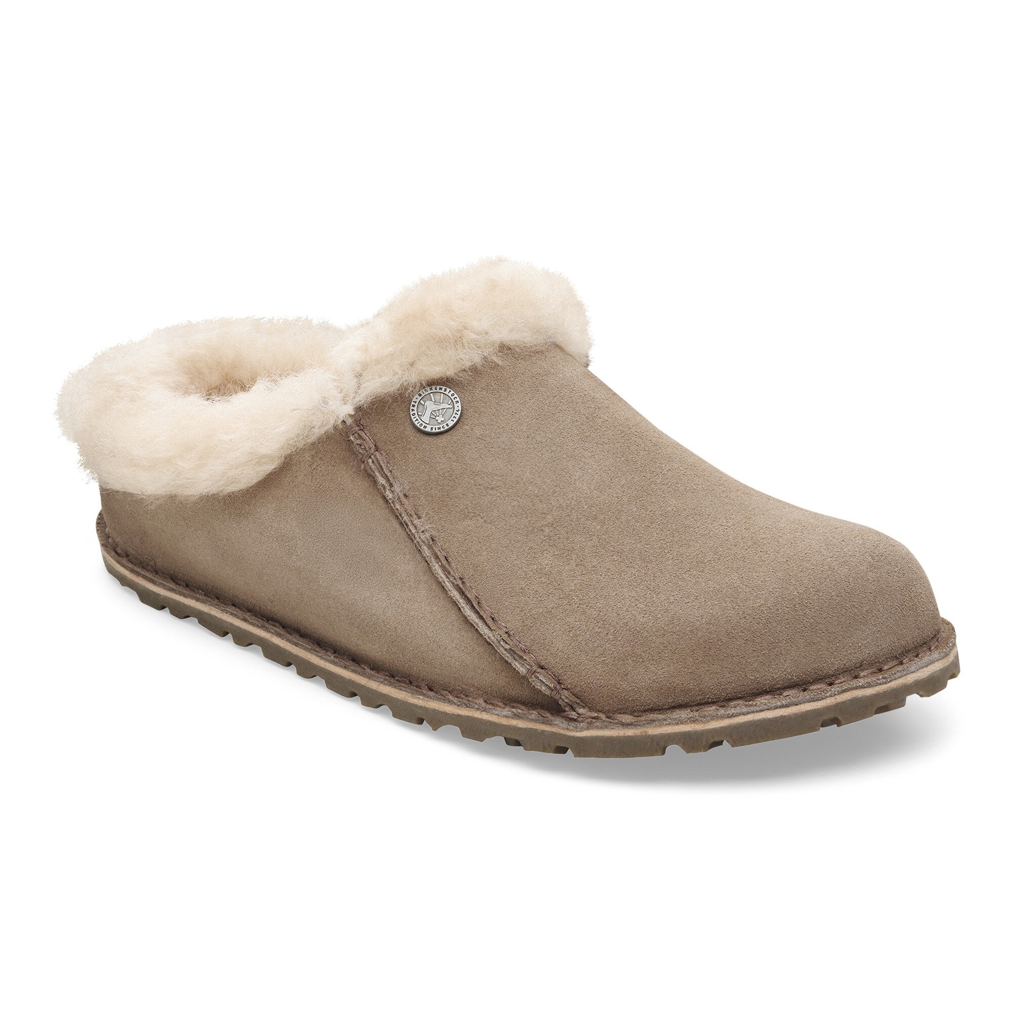 Zermatt Suede Suede Leather in Color Taupe | BIRKENSTOCK US