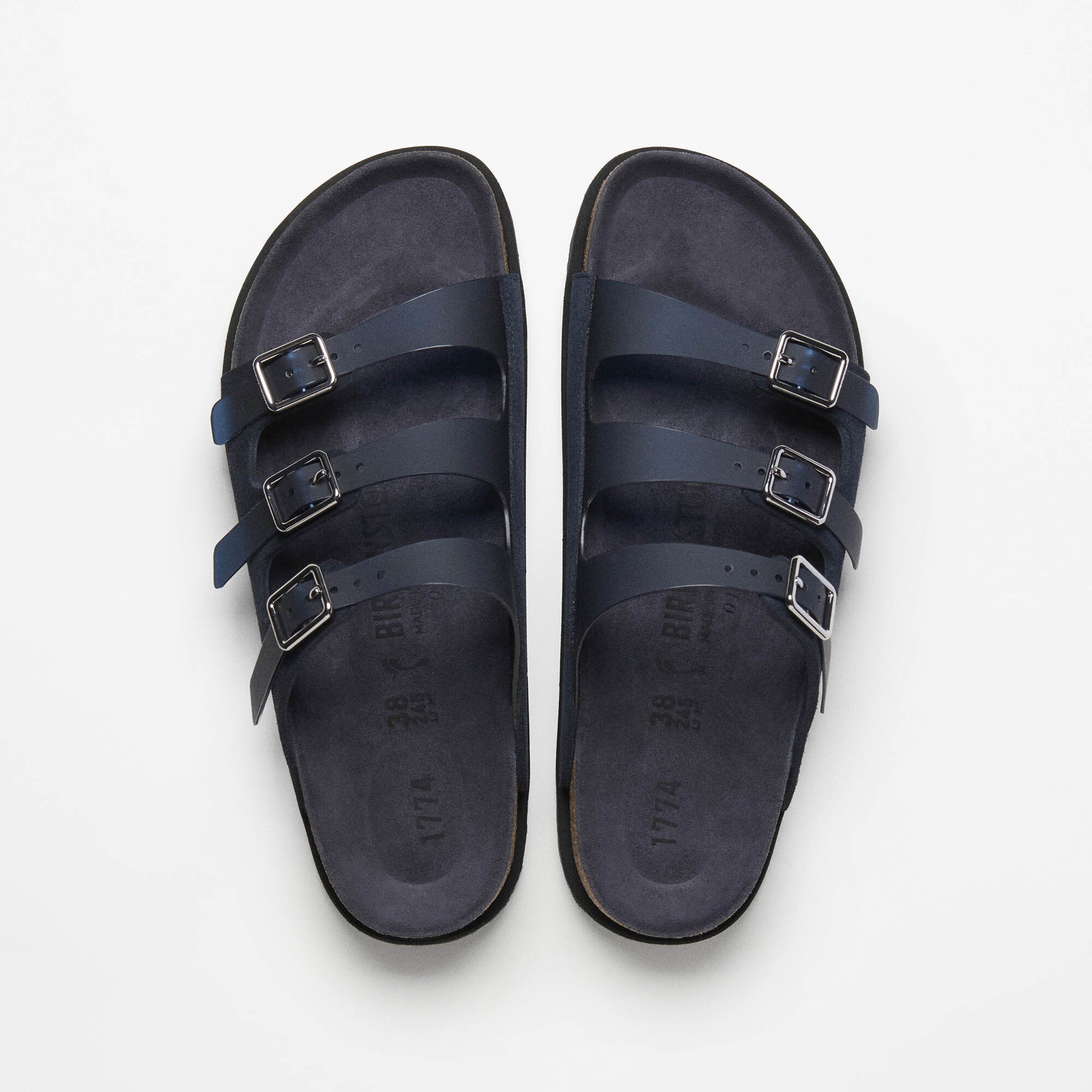 Birkenstock 1774 ネイビー 38サイズ 1774 Florida Milky Synthetics in Color Dark Navy | BIRKENSTOCK US