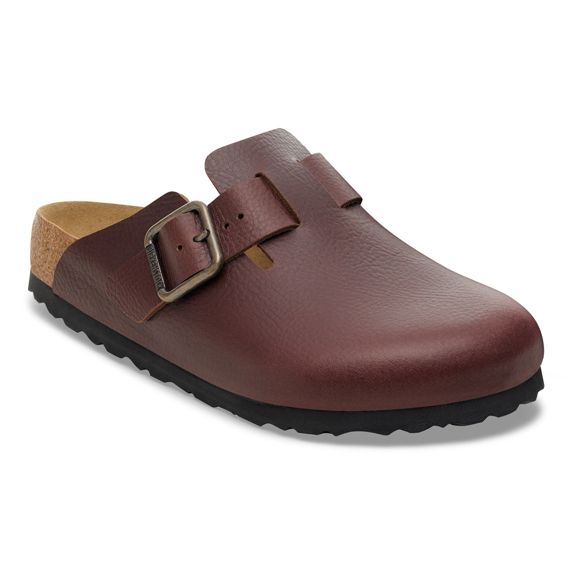 BIRKENSTOCK Boston BOLD 41 ロースト Boston Wire Buckle Leather in Color Vintage Wood Roast