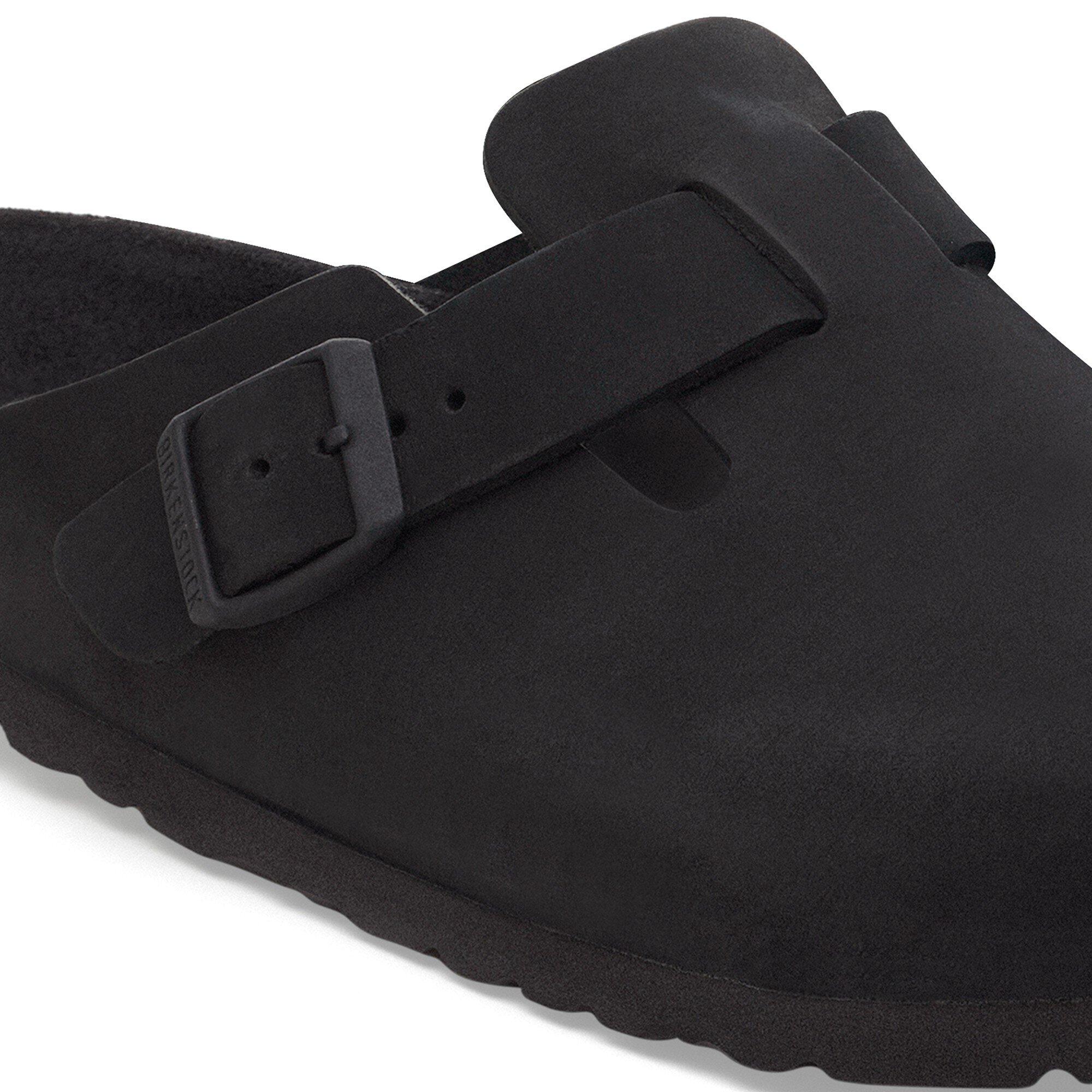Сабо Birkenstock Boston Nubuck Leather, цвет: Чёрный — фото 6
