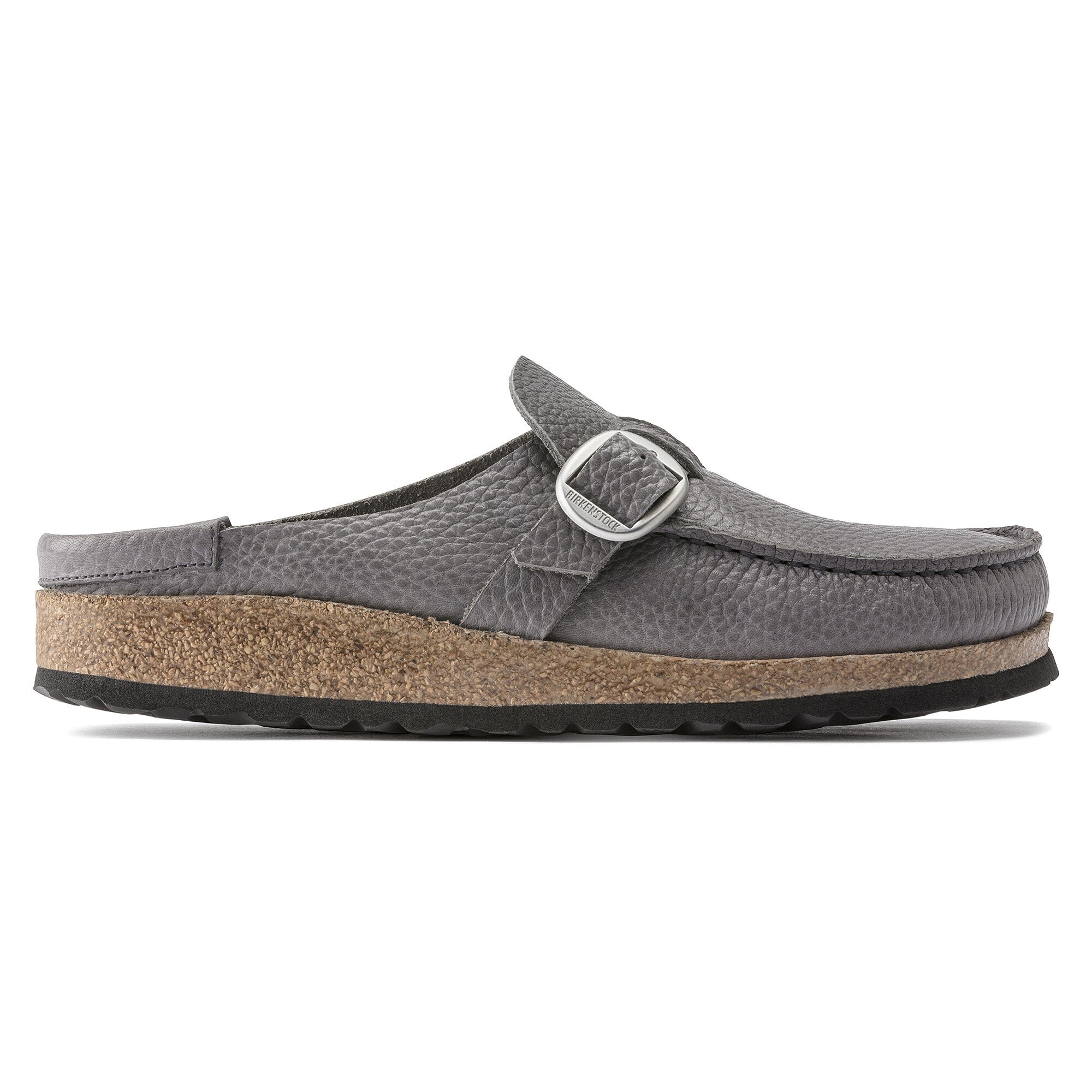 Сабо Birkenstock Buckley Natural Leather Coarsely, цвет: Серый — фото 2
