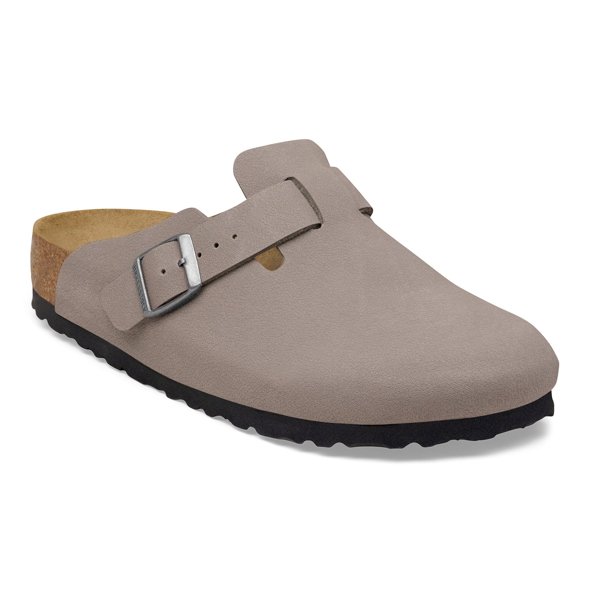 Boston TEX Birko-Flor Nubuck in Color Gray Taupe | BIRKENSTOCK