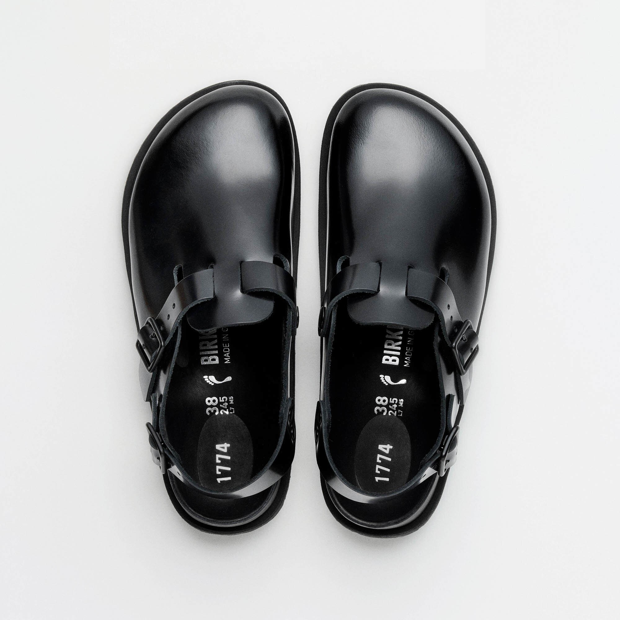 Tokio II Natural Leather in Color Premium Black | BIRKENSTOCK Oman