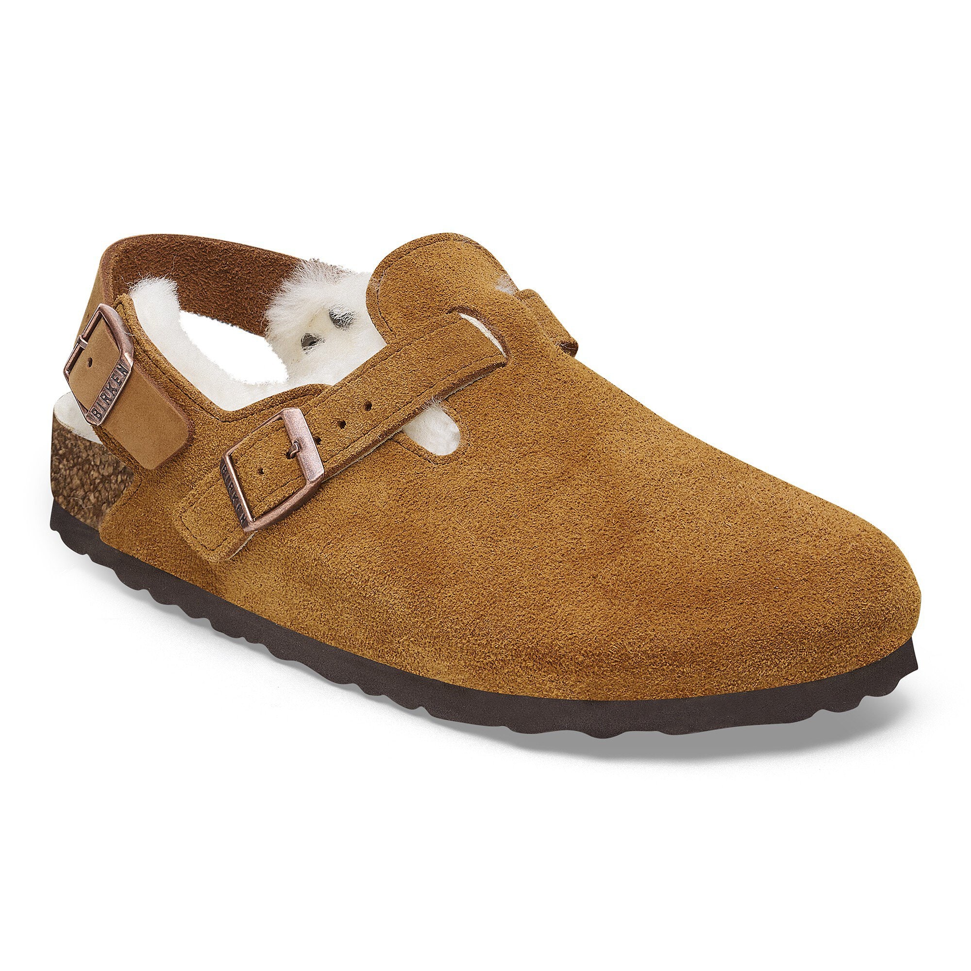Tokio Shearling Suede Leather in Color Mink | BIRKENSTOCK Oman