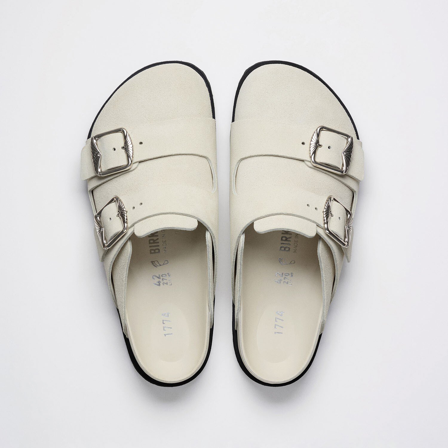 1774 222 West Suede Suede Leather in Color Cream | BIRKENSTOCK Norway