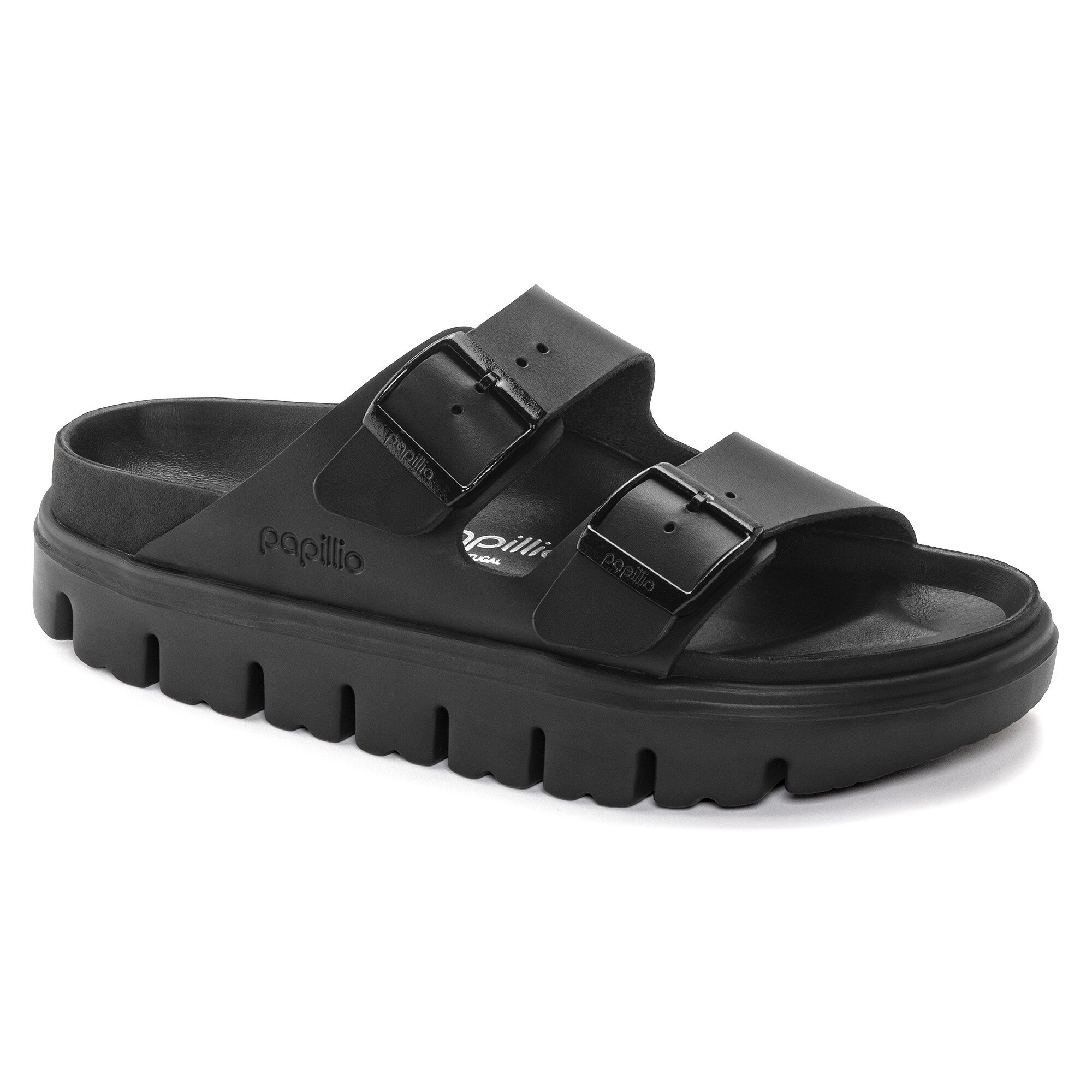 Arizona Chunky Natural Leather in Color Black | BIRKENSTOCK Bahrain