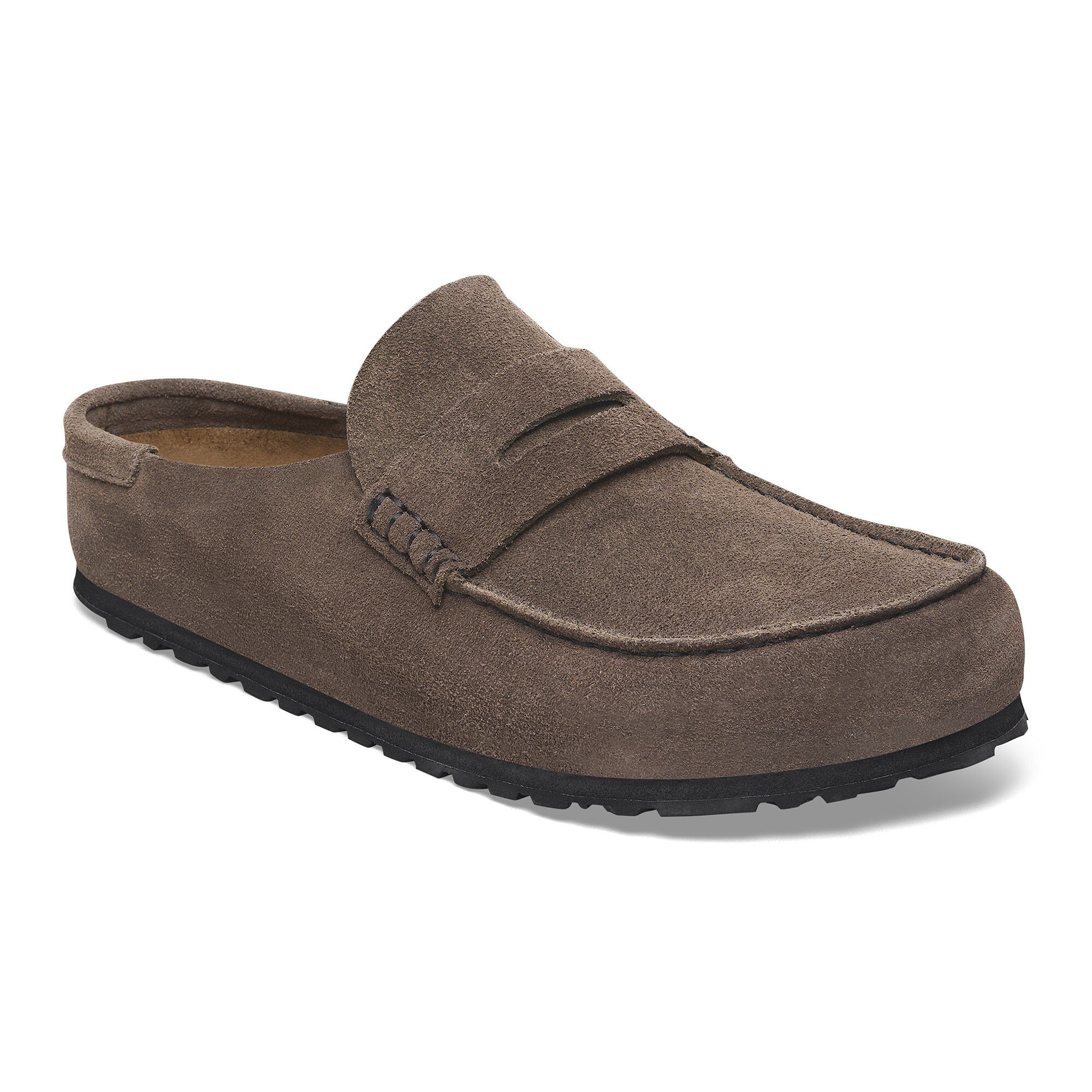 ビルケンシュトック ネープルズラップ コンクリートグレイ 37 Naples Wrapped Suede Leather in Color Concrete Gray | BIRKENSTOCK
