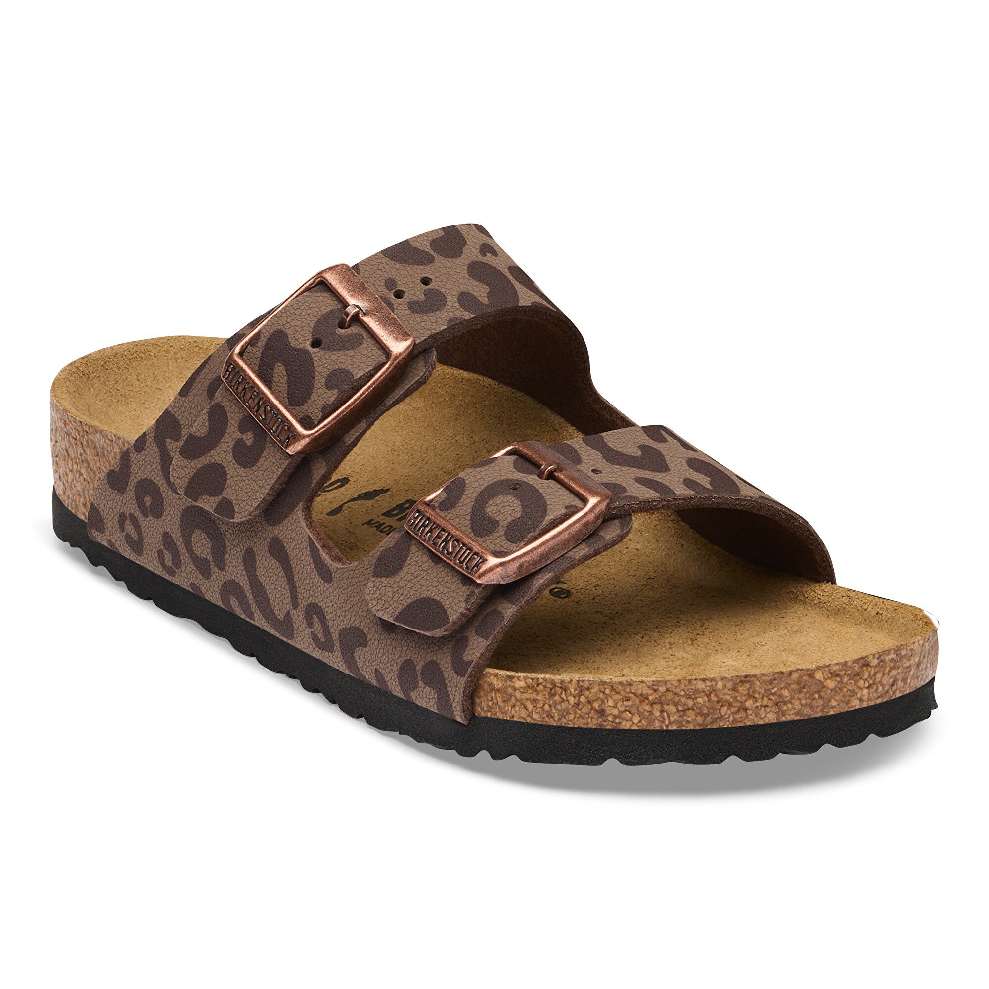 Arizona Kids Birko-Flor Nubuck in Color Leo Mocca | BIRKENSTOCK