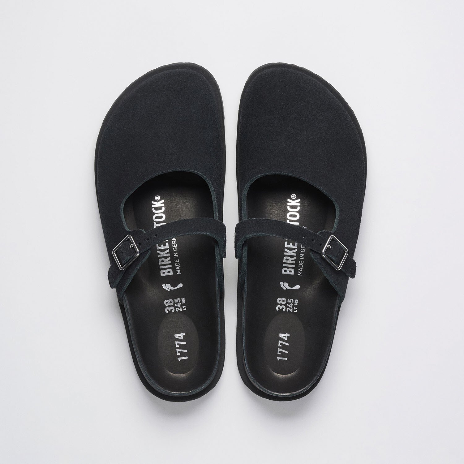 1774 Maria Suede Suede Leather in Color Black | BIRKENSTOCK Italy