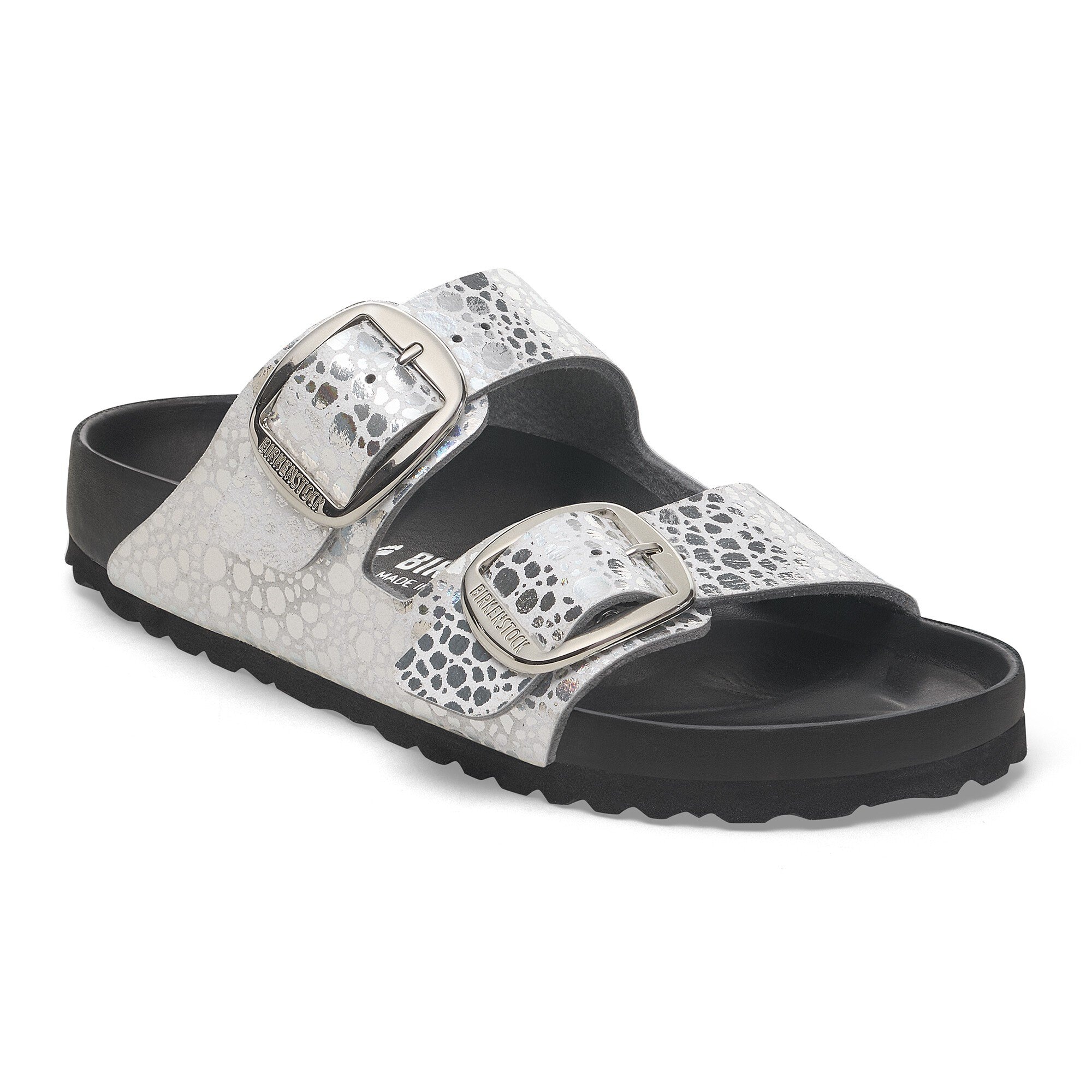 Arizona Big Buckle Synthetik in Color Metallic Stones Silver