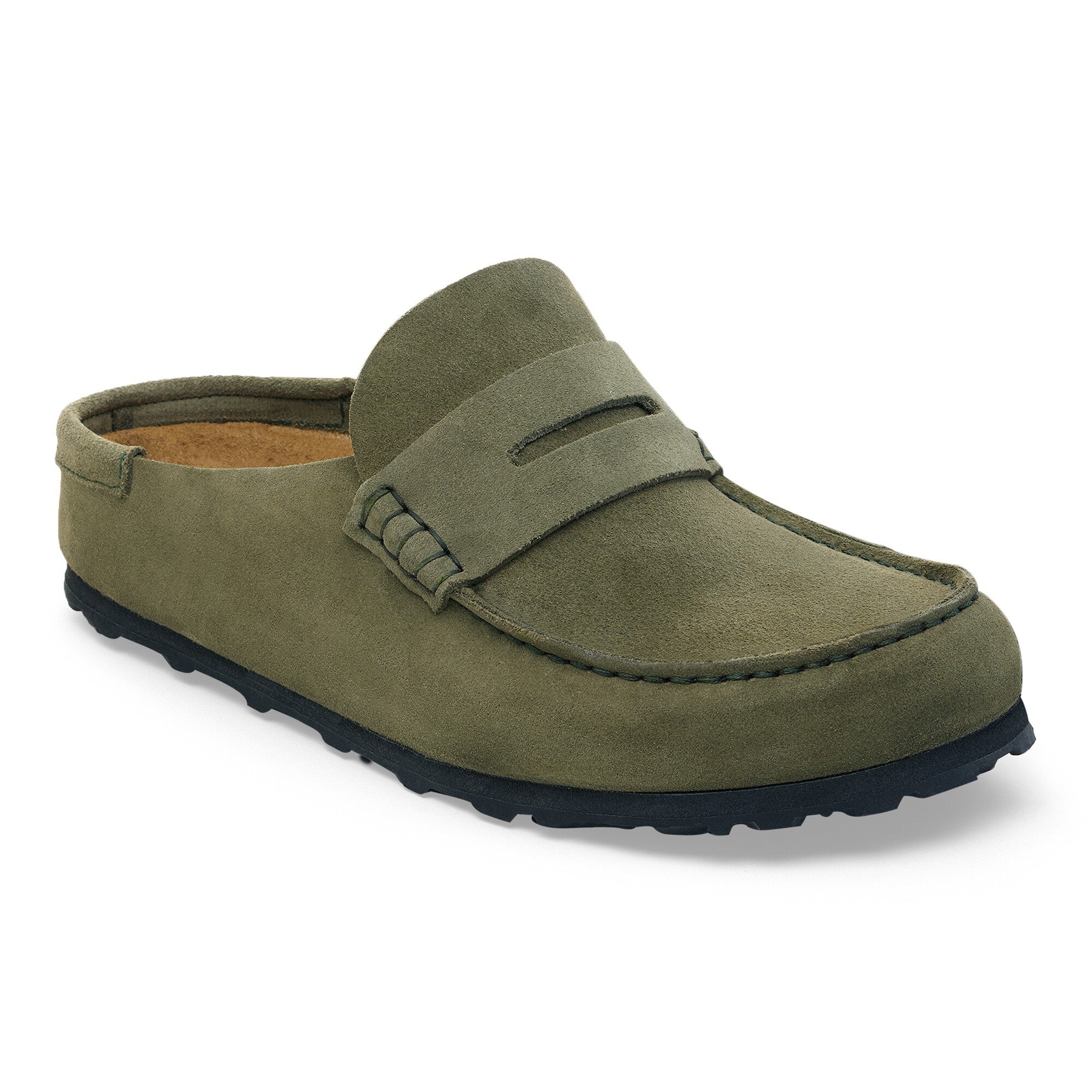 Naples Wrapped Suede Leather in Color Thyme | BIRKENSTOCK Denmark