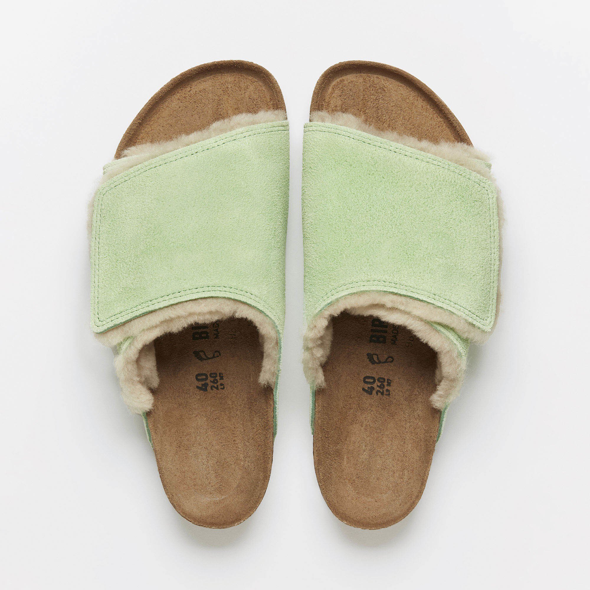 Stussy × BIRKENSTOCK Solana Washed Green Stüssy Solana Suede Leather in Green | BIRKENSTOCK Bahrain