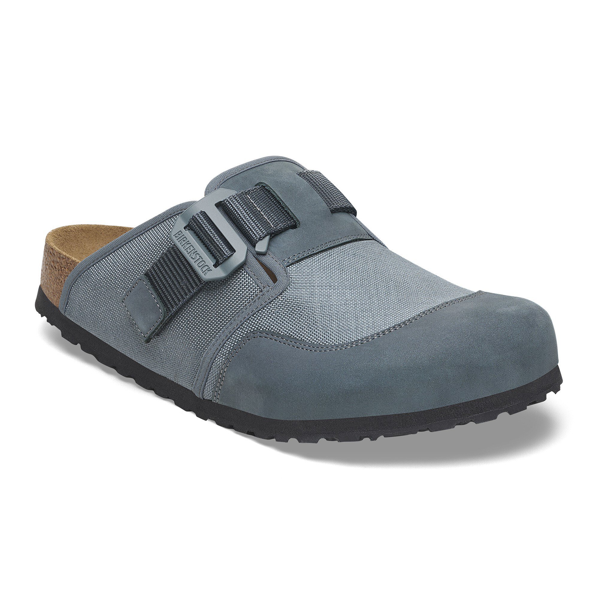 Boston Nova Textile/Leather in Color Basalt Gray | BIRKENSTOCK Oman
