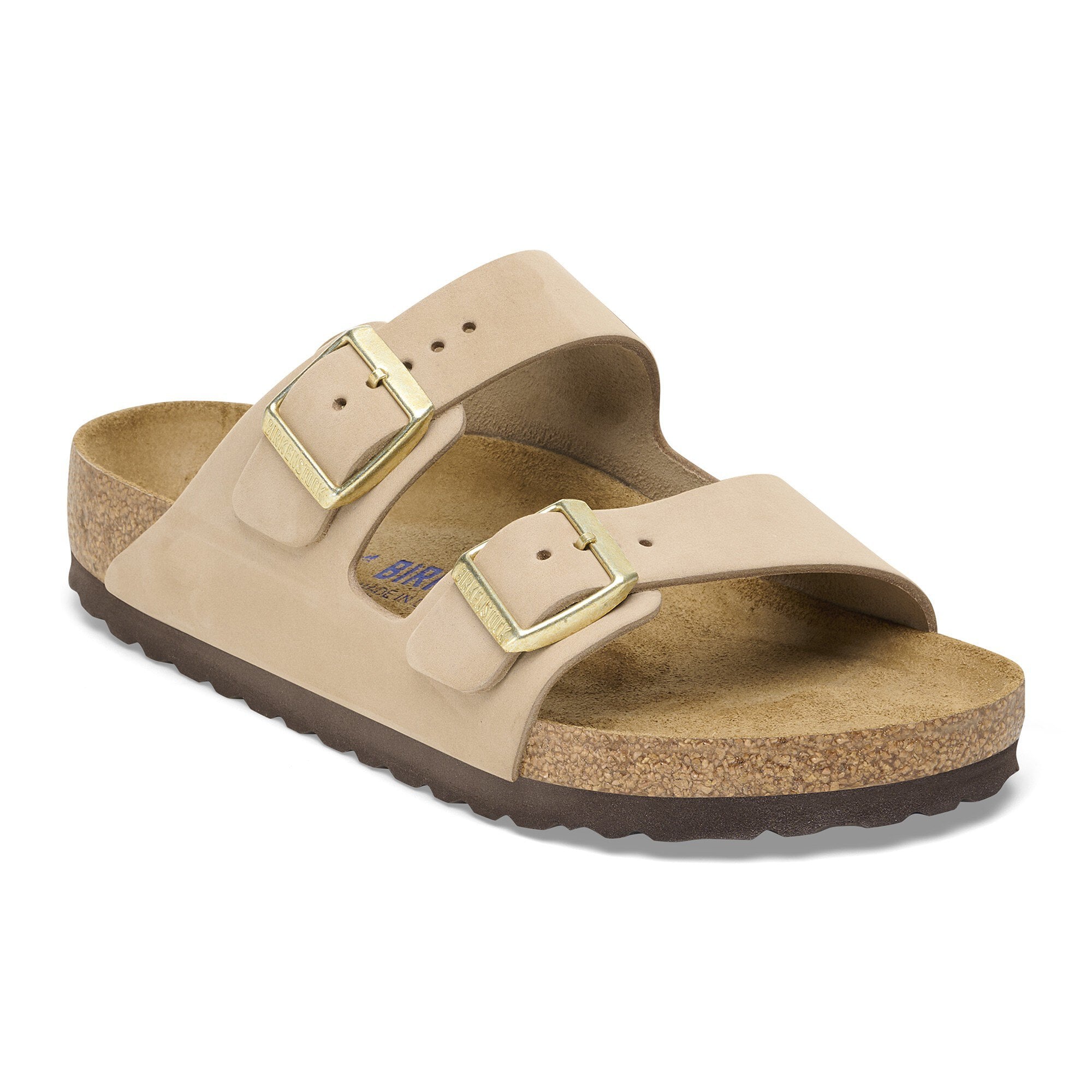 Arizona Soft Footbed Nubuck Leather in Color Sandcastle