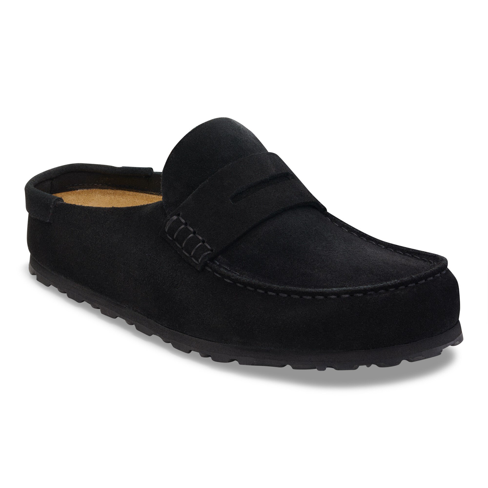 BIRKENSTOCK NAPLES ブラック 41 Naples Wrapped Suede Leather in Color Black | BIRKENSTOCK Oman