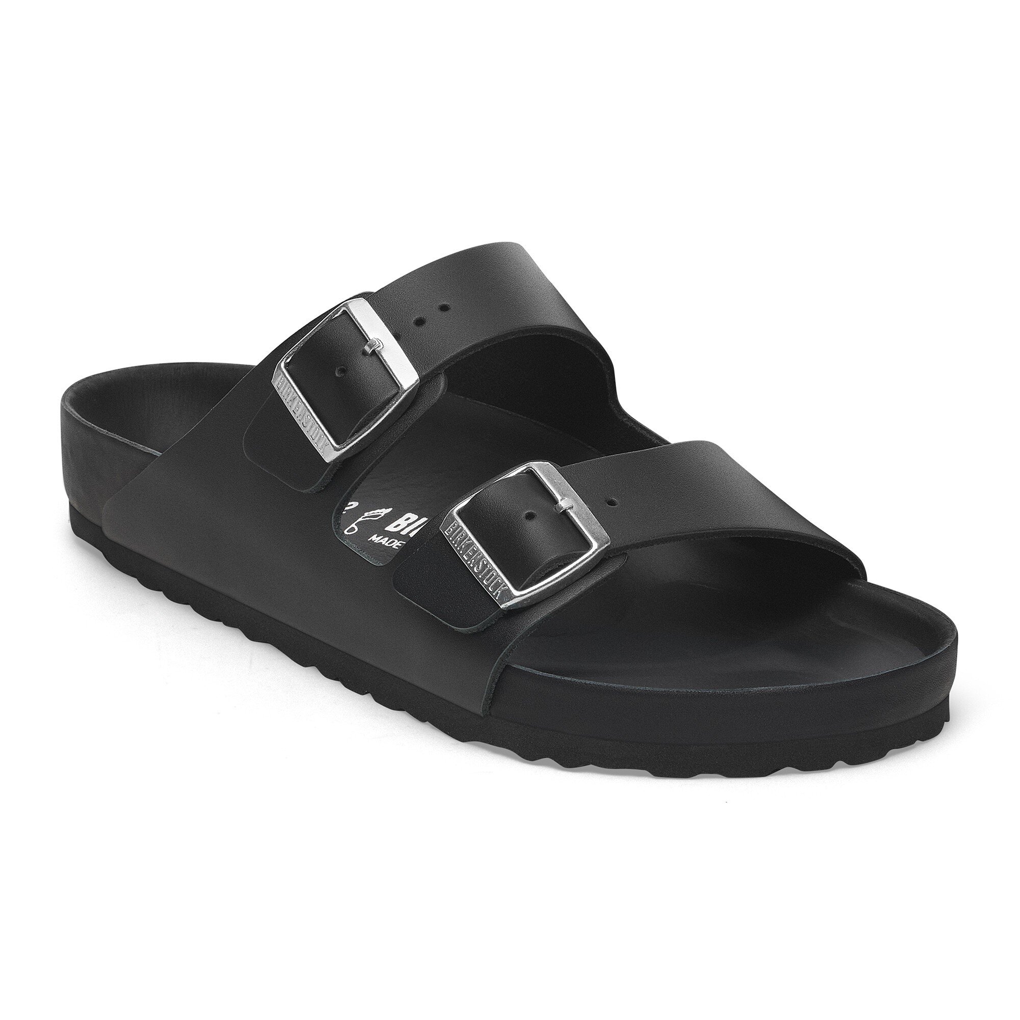 Arizona BS Natural Leather in Color Black | BIRKENSTOCK KSA