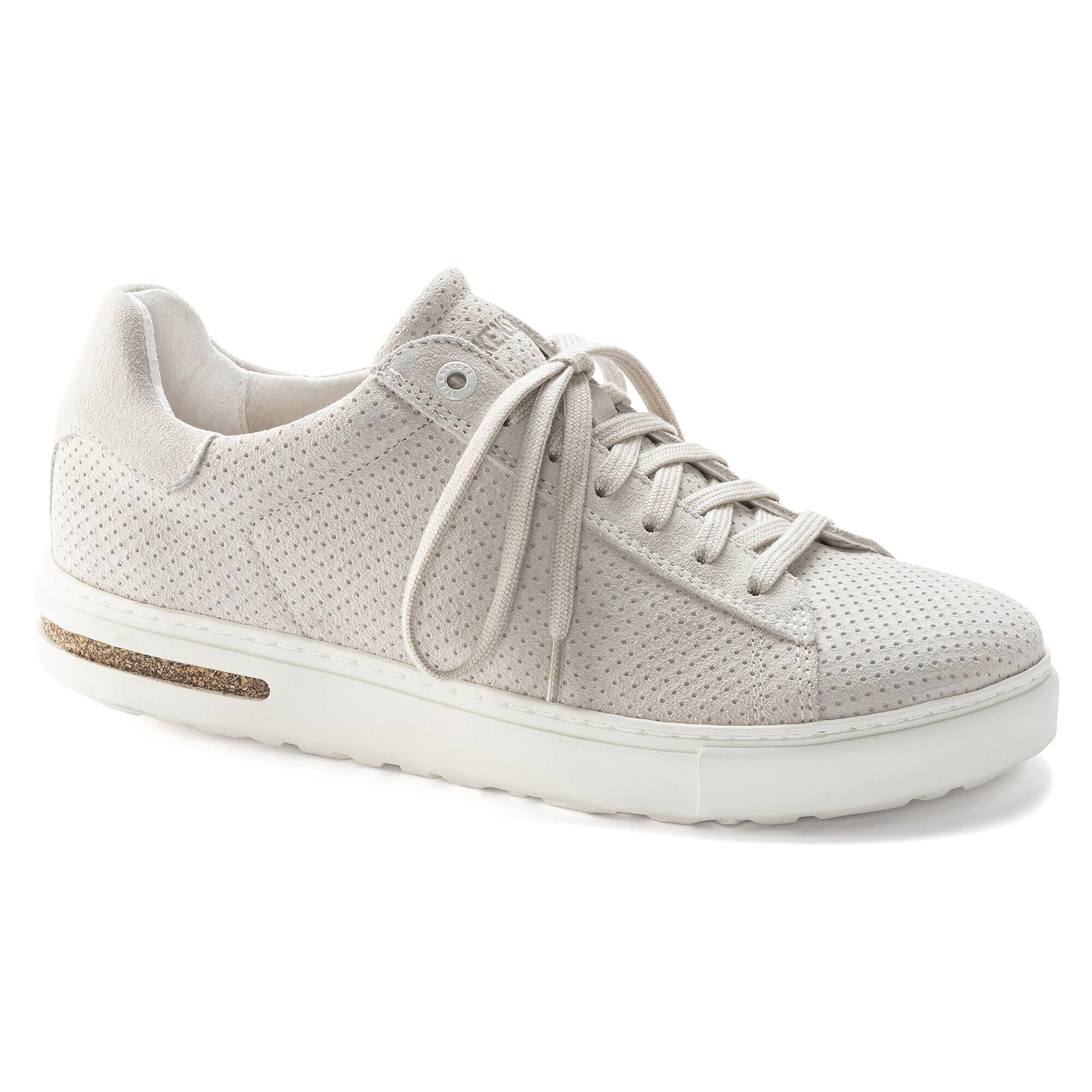 Bend Embossedd Rib Bend Low Suede Embossed i Antique White | BIRKENSTOCK Sverige