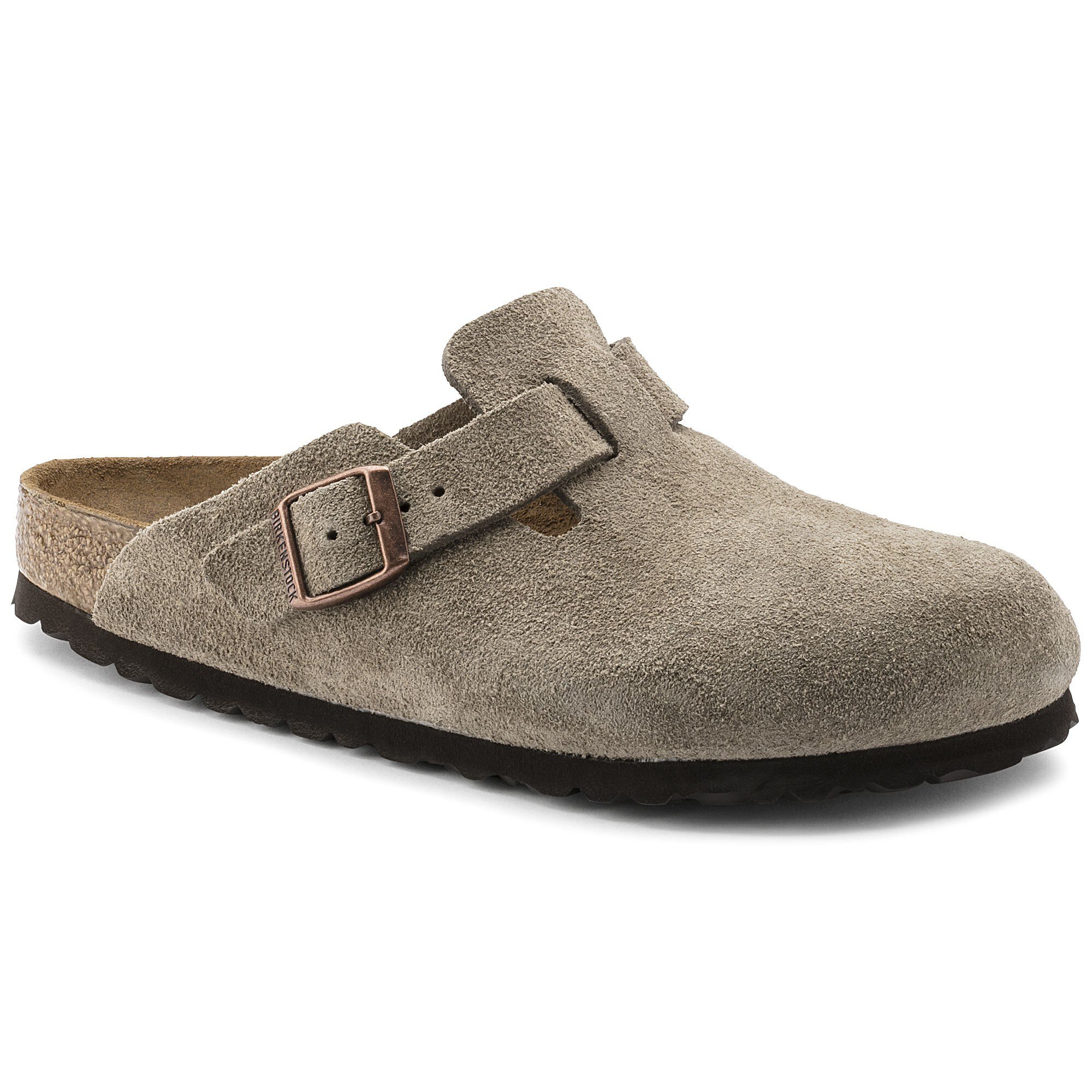 Birkenstock Boston Taupe ボストン トープ Size39 Boston Suede Leather in Color Taupe | BIRKENSTOCK Bahrain