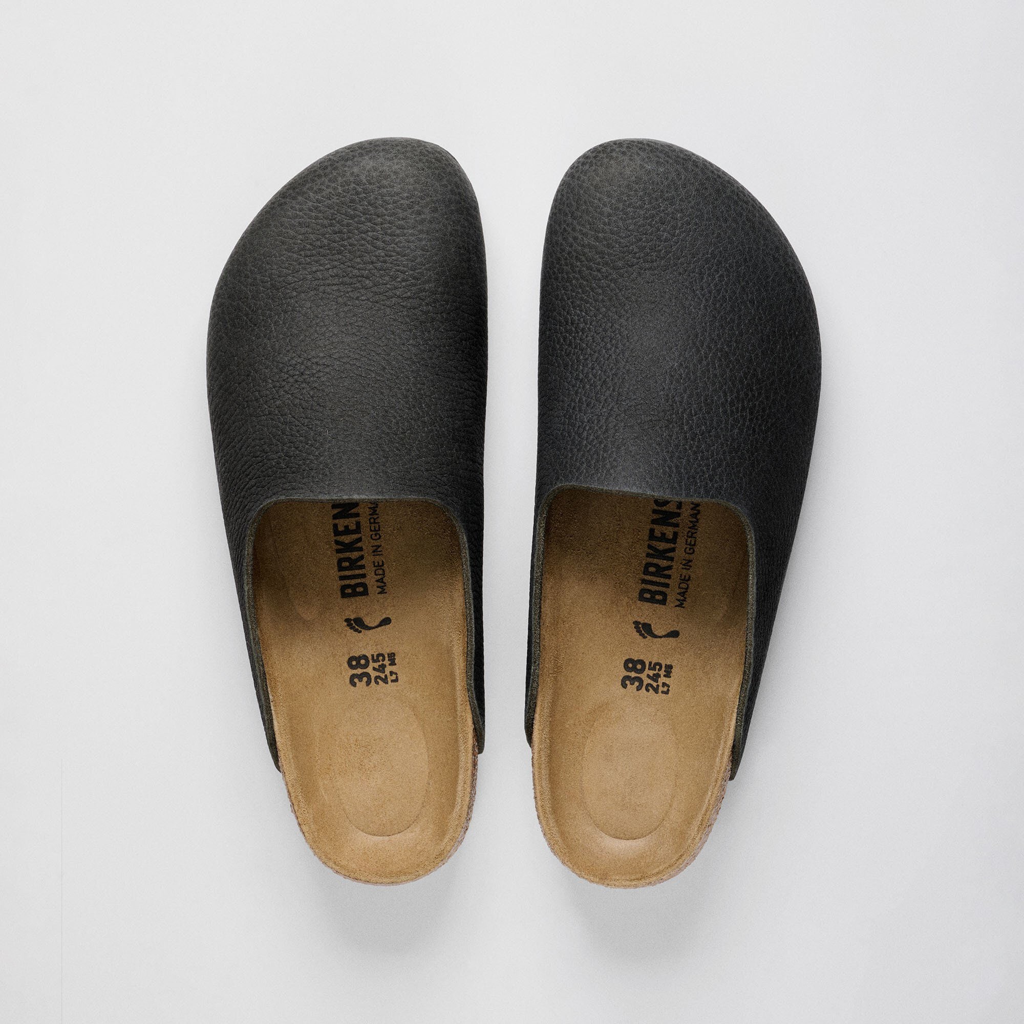 KITH Amsterdam Nubuck Leather in Color Black | BIRKENSTOCK Oman