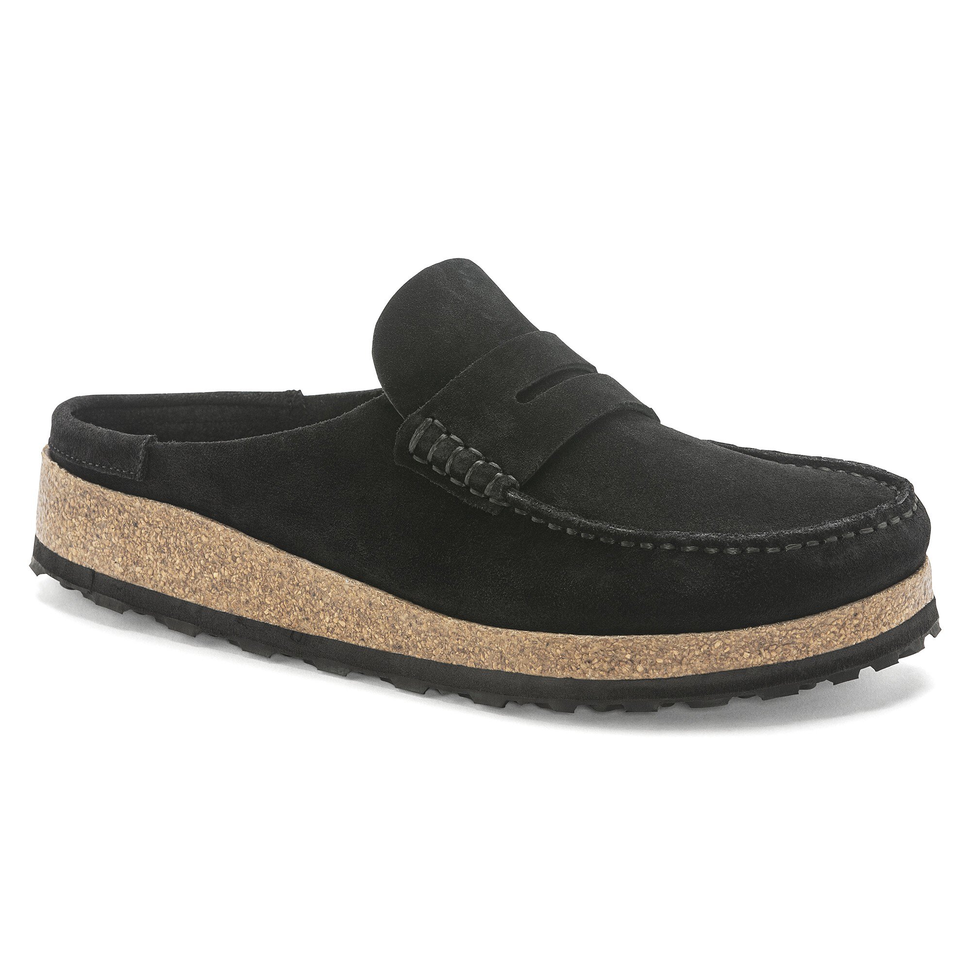 Naples Suede Leather in Color Black | BIRKENSTOCK UK