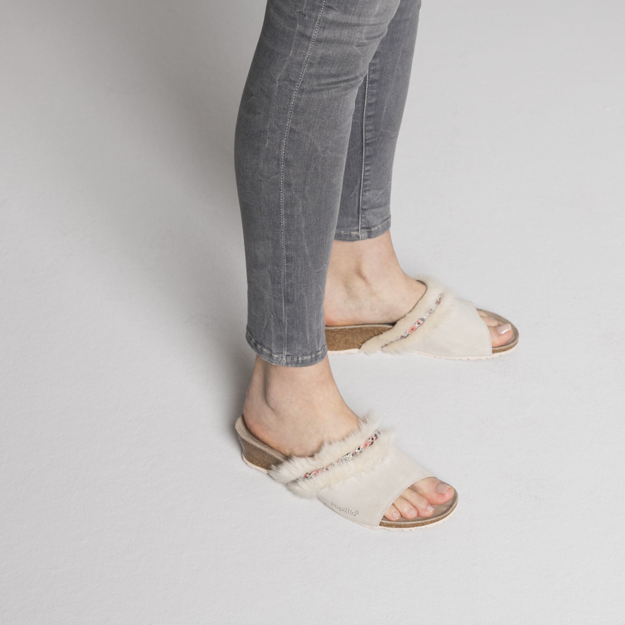 womens fur birkenstock