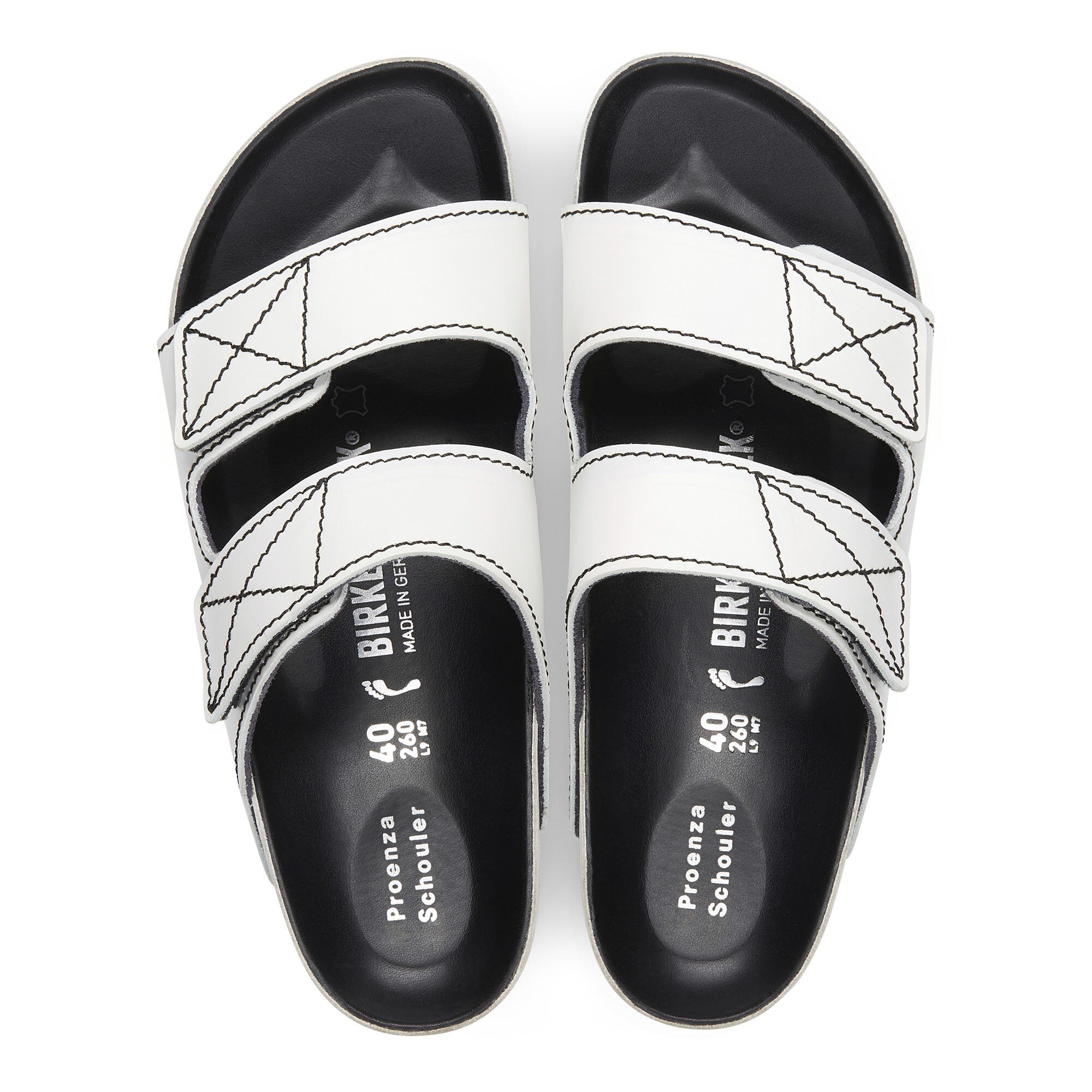 Proenza Schouler Arizona Leather White | BIRKENSTOCK