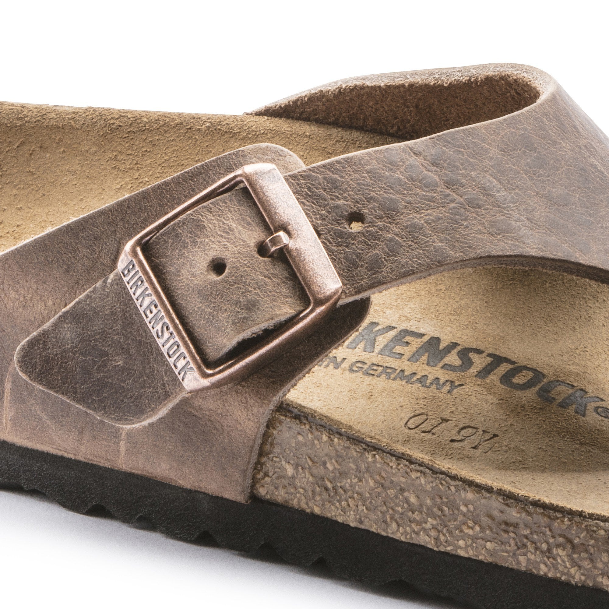 Como Nubuck Leather Camberra Old Tobacco