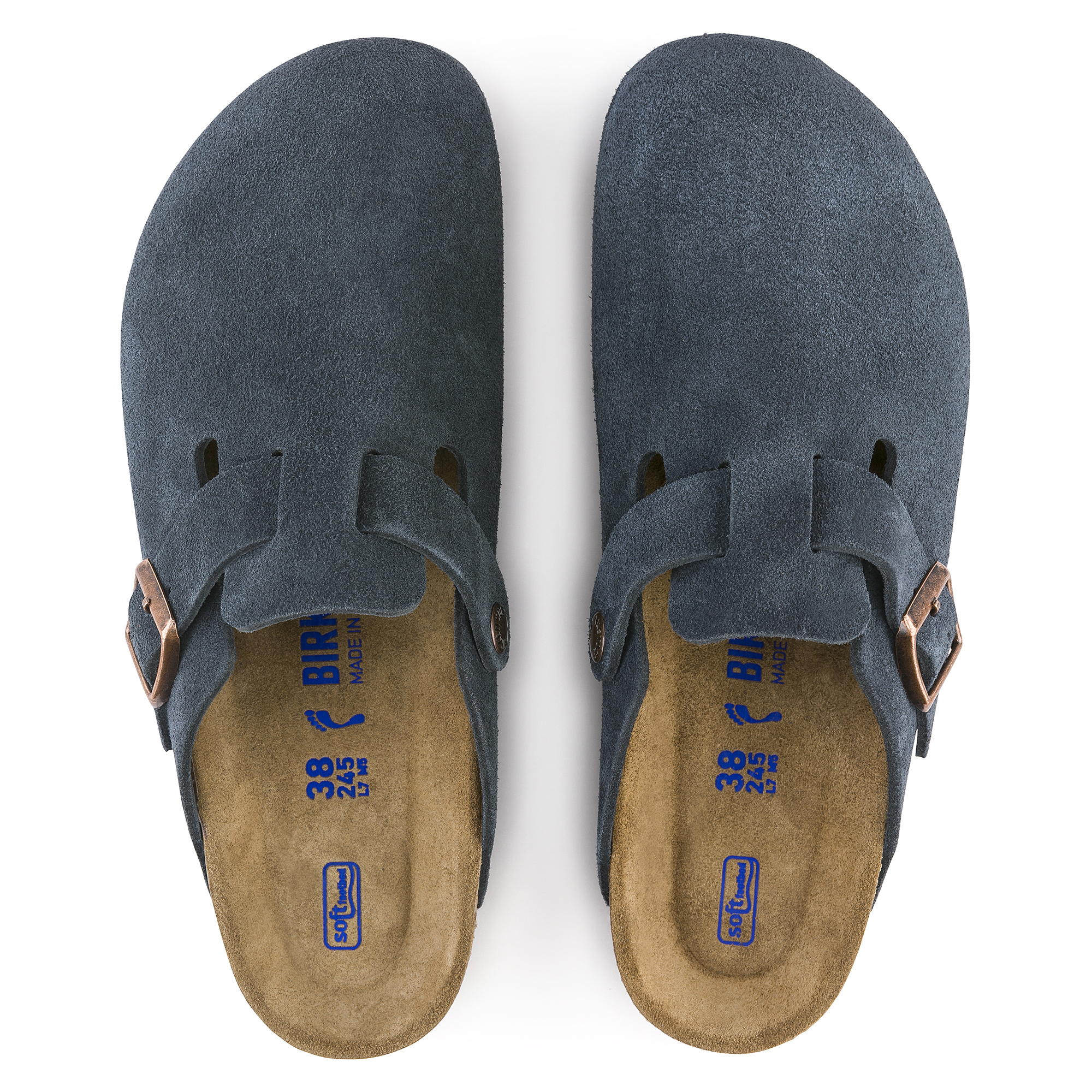 Boston Suede Leather Navy | shop online 