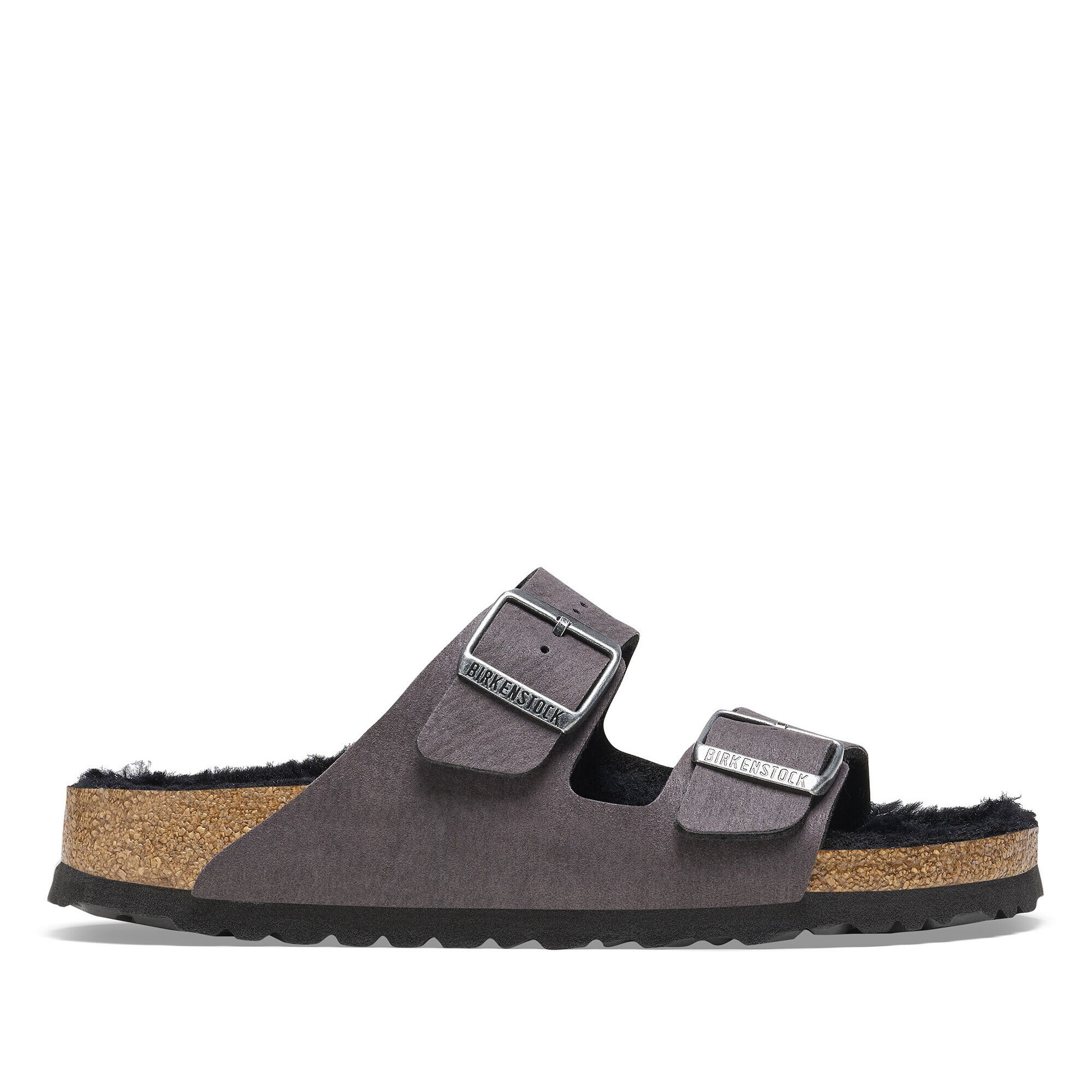 BIRKENSTOCK 黒 サンダル ファー　アリゾナ シアリング BIRKENSTOCK サンダル ARIZONA/アリゾナ ファーライナー