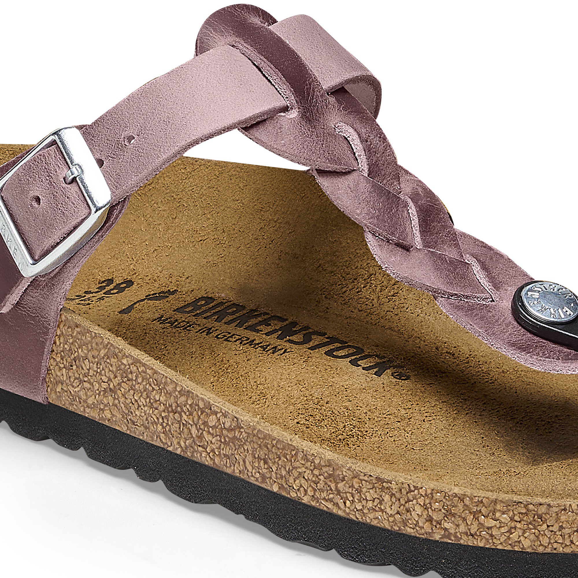 Gizeh Braided Oiled Leather Lavender BIRKENSTOCK