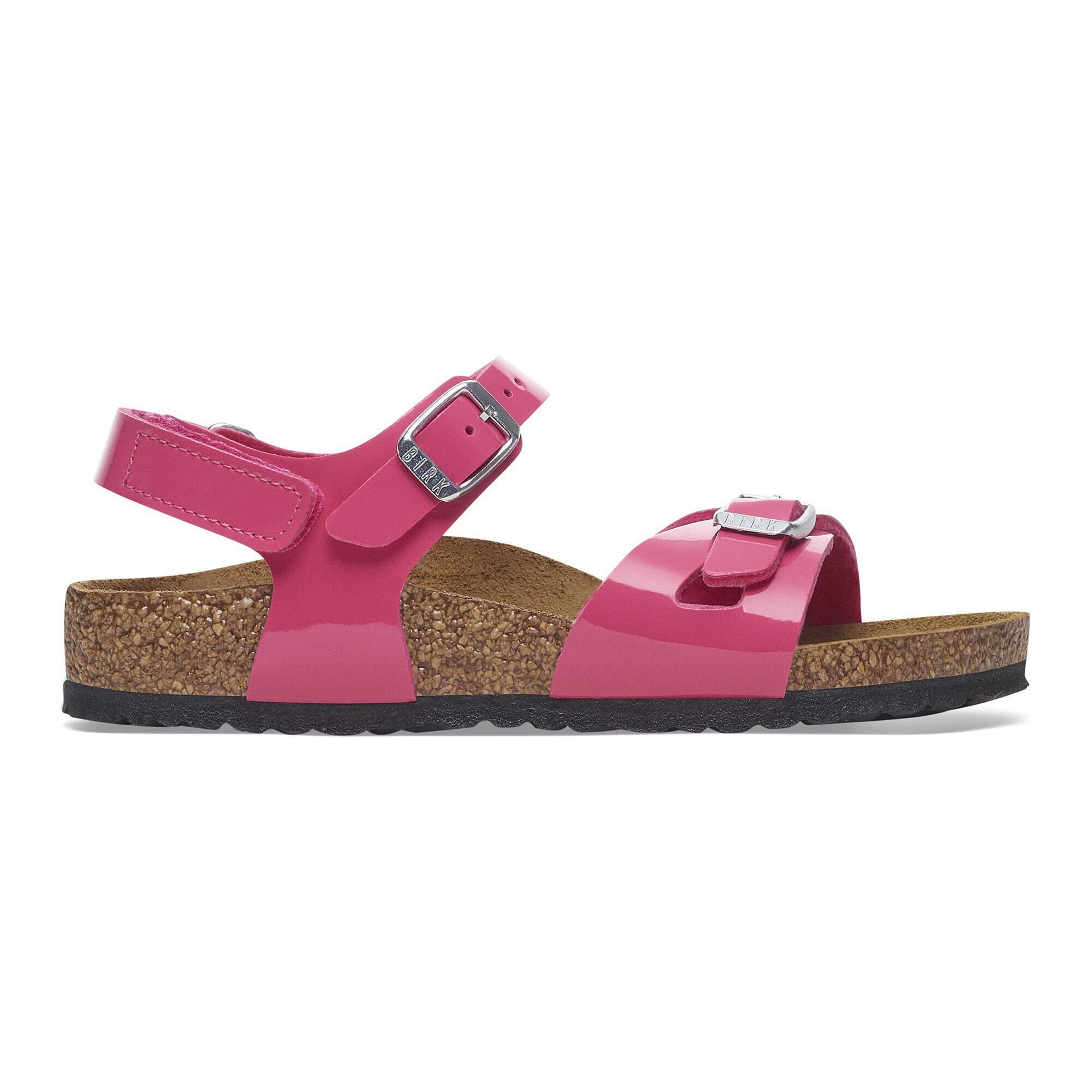 シューズ・サンダルその他 BIRKENSTOCK Woman Flat sandals Pink 1029386 Arizona Birko-Flor Patent Fuchsia Tulip | BIRKENSTOCK