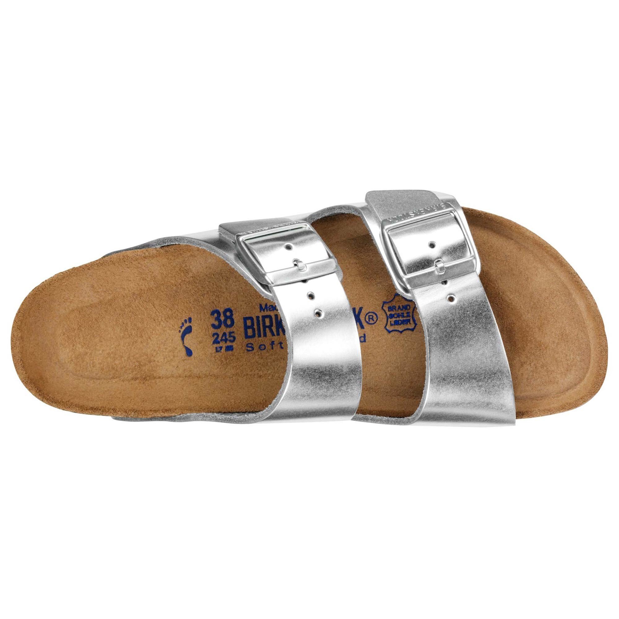 Birkenstock sirocco silver discount