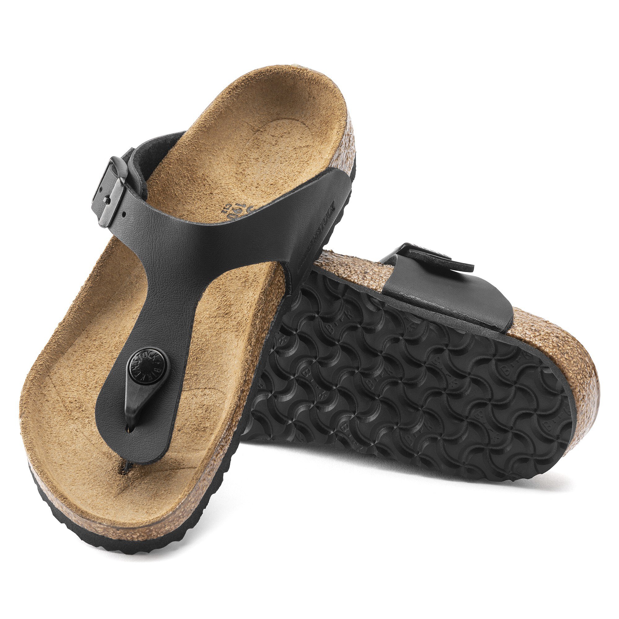 Gizeh Kids Birko Flor Black BIRKENSTOCK