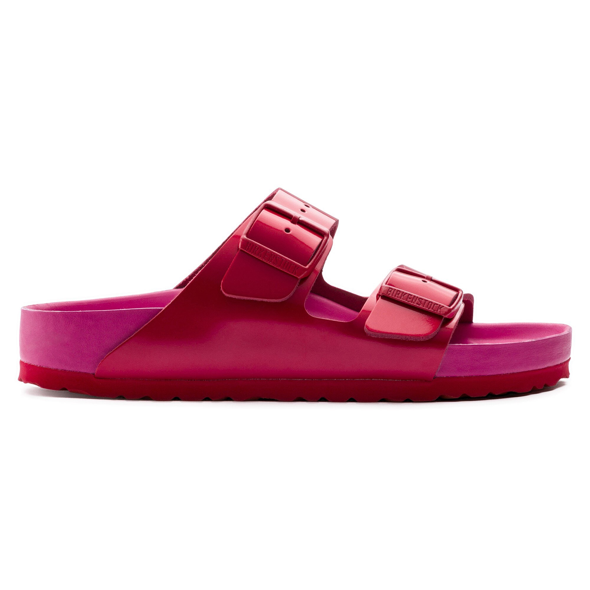 birkenstock arizona exquisite lollipop red