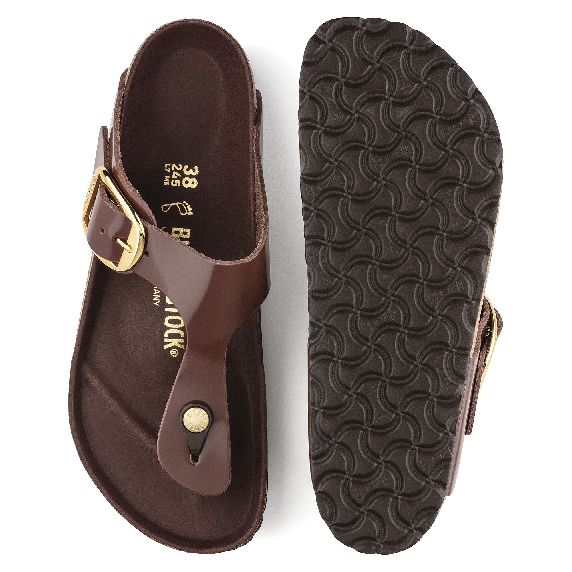 birkenstock gizeh patent leather