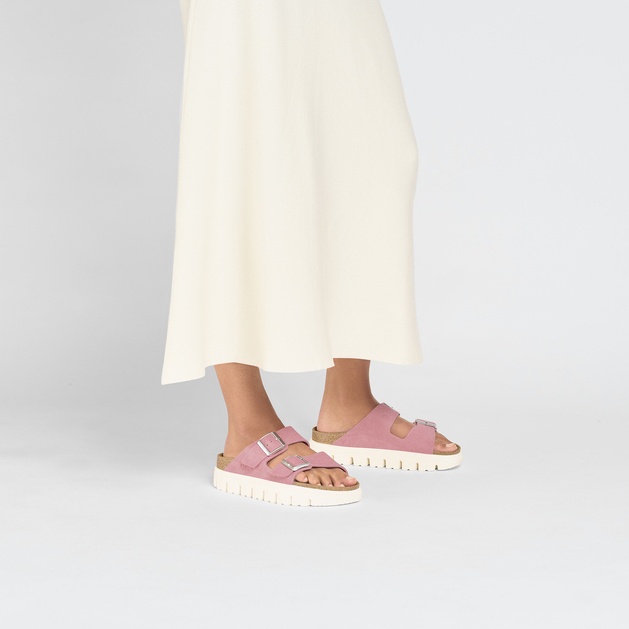 Arizona Chunky Suede Leather Candy Pink BIRKENSTOCK