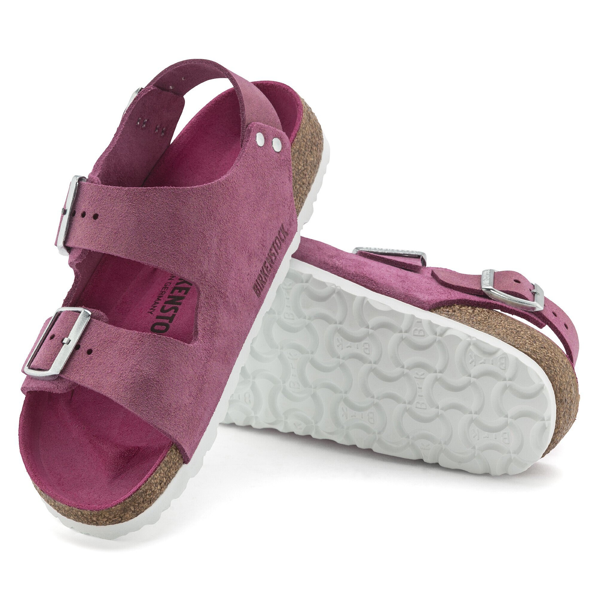 Birkenstock Women s Milano Sandals Purple Flat Sandals 42