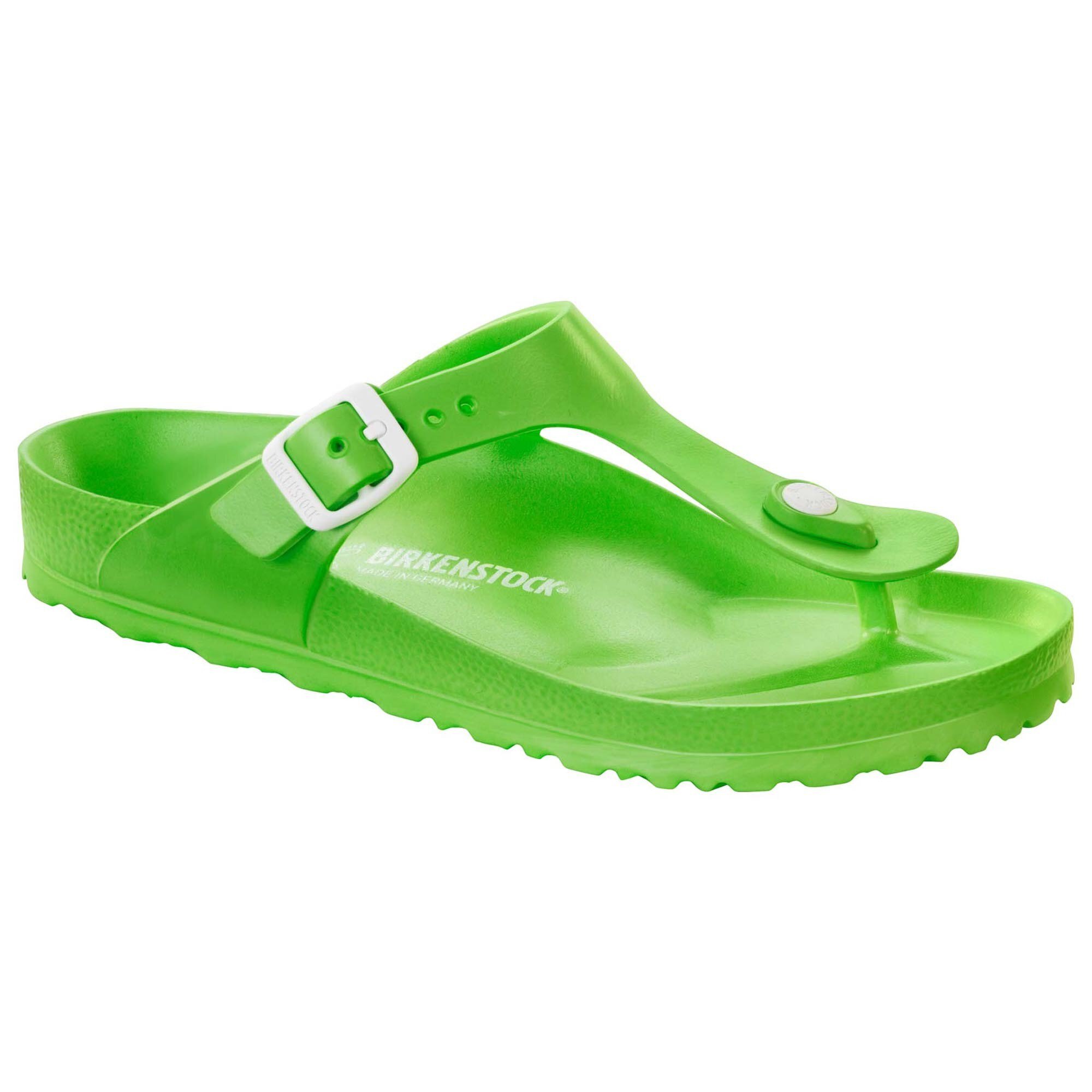 neon green birkenstock