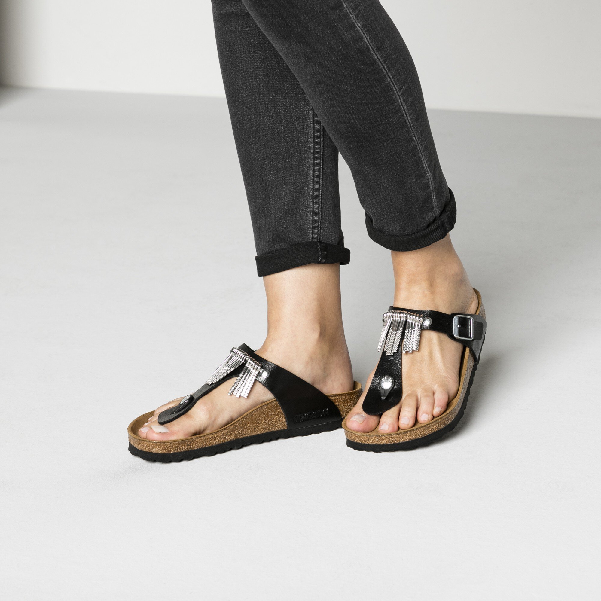 Gizeh fringe birkenstock Clearance