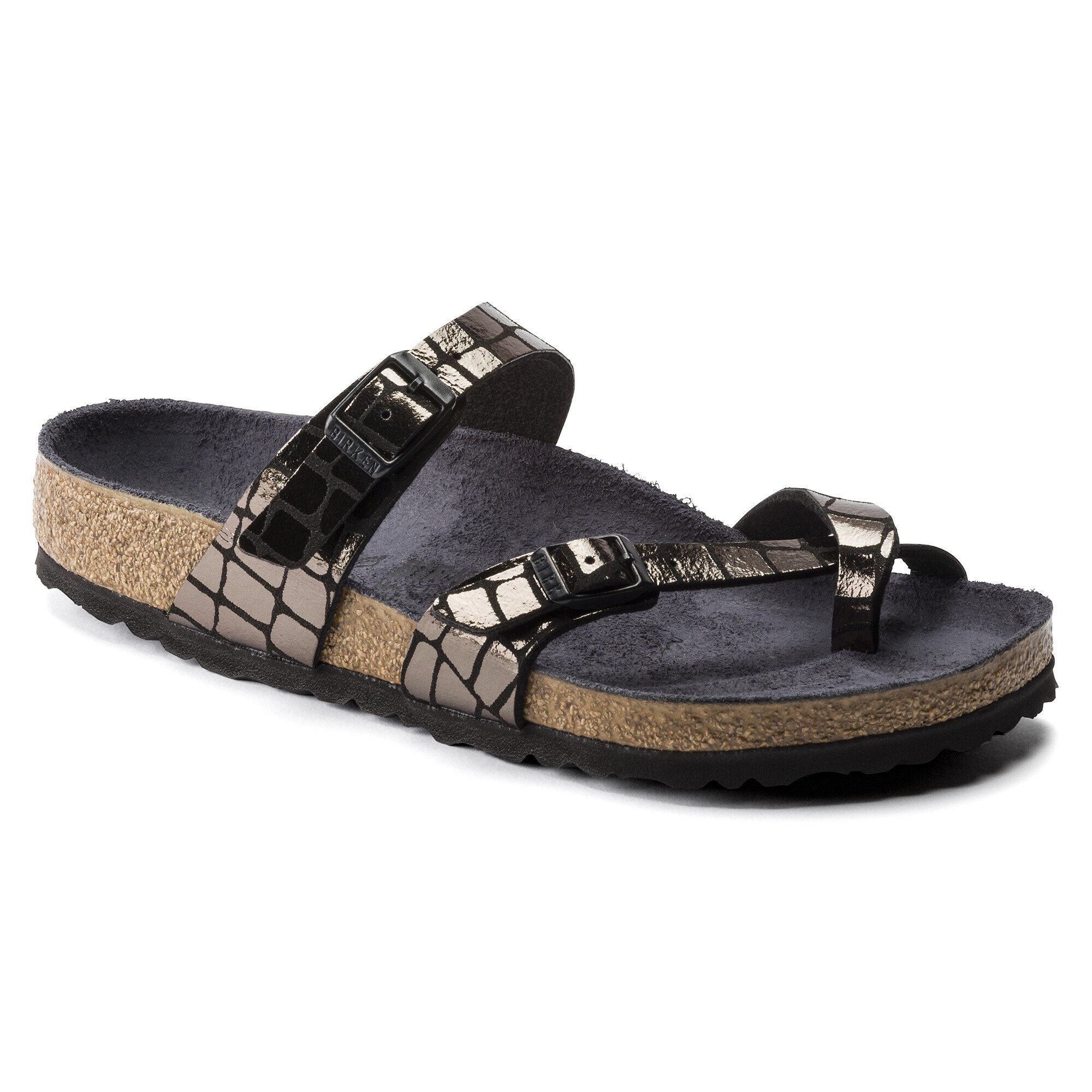gator gleam black birkenstock