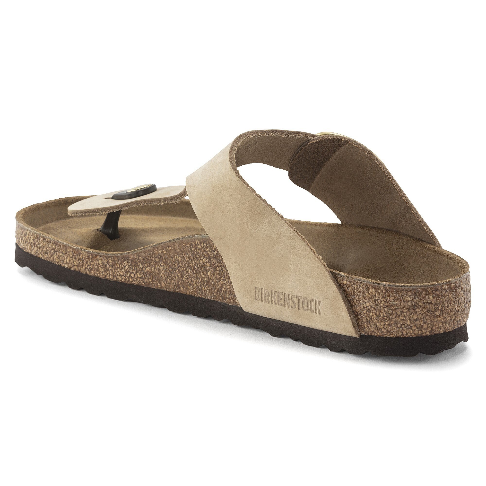 BIRKENSTOCK GIZEH BIG BUCKLE SANDCASTLE - WOMENS