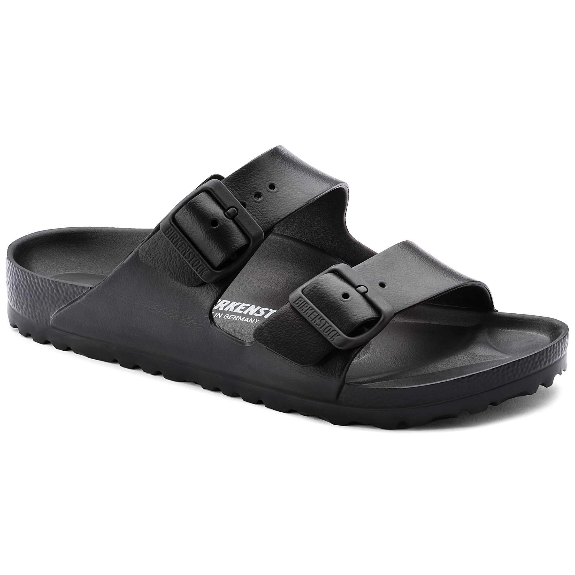birkenstock black rubber sandals