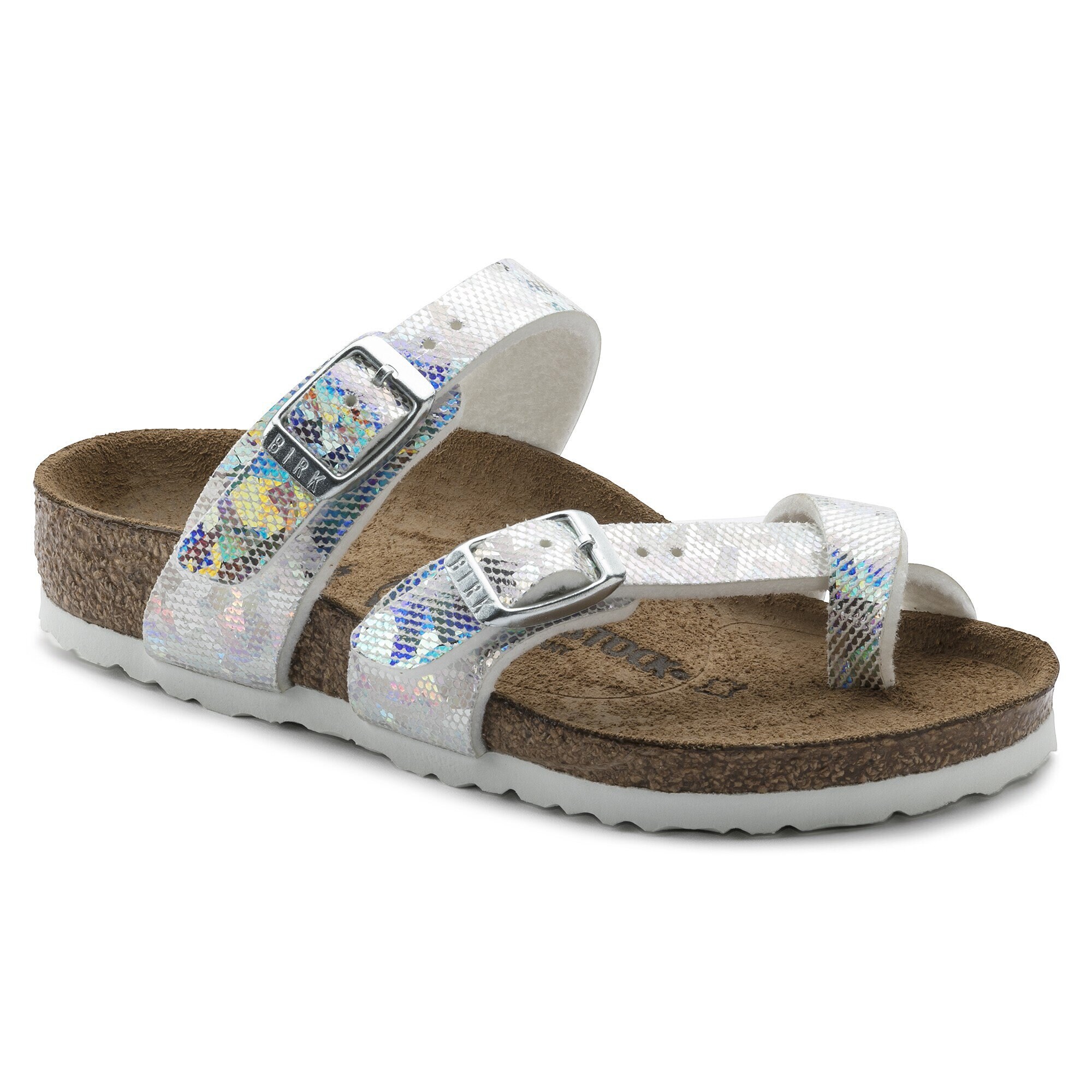 birkenstock hologram silver