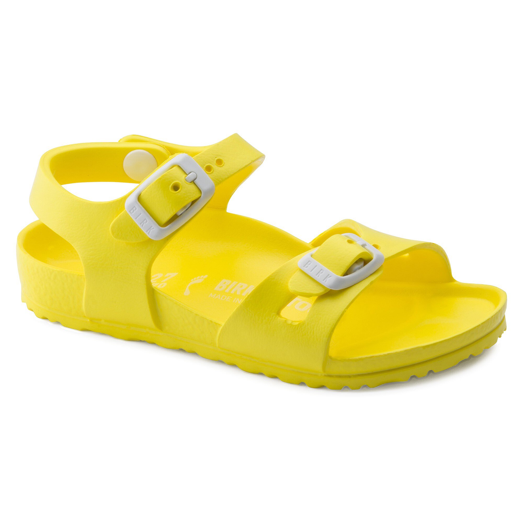 yellow birkenstocks eva