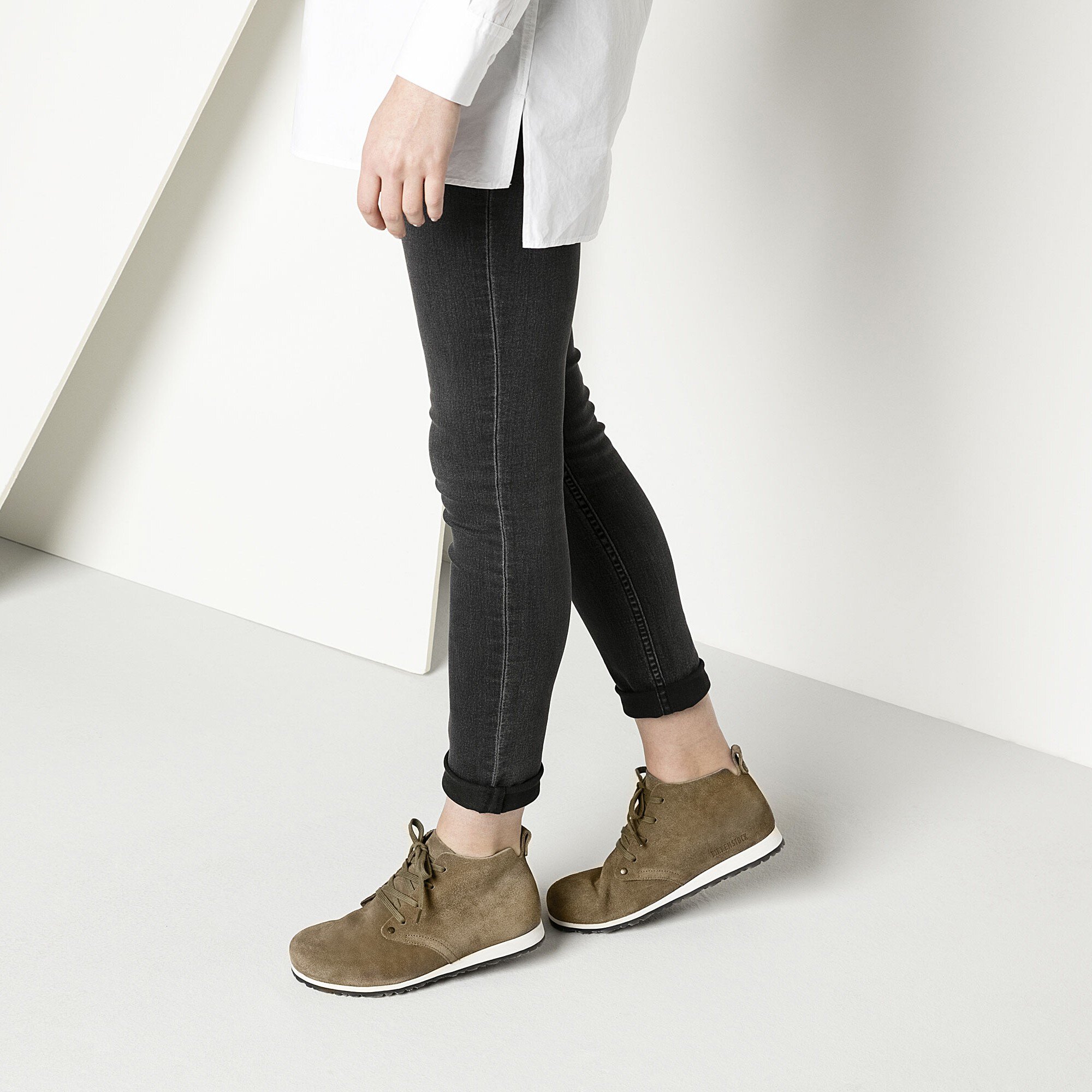 Dundee Plus Suede Leather Taupe | shop 